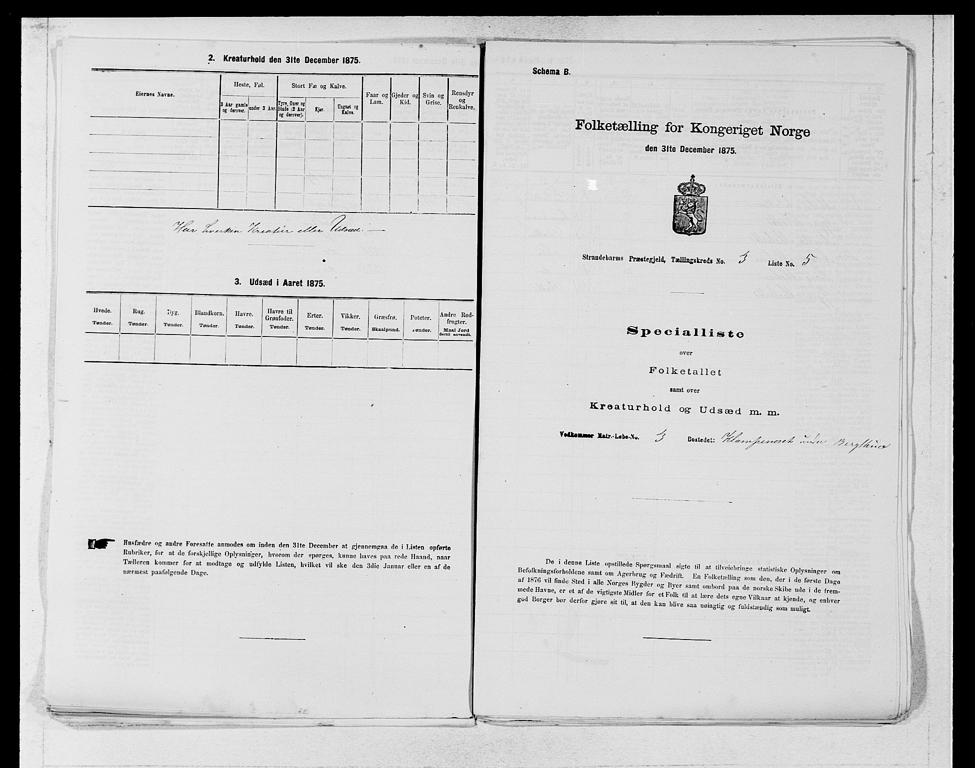 SAB, Folketelling 1875 for 1226P Strandebarm prestegjeld, 1875, s. 331