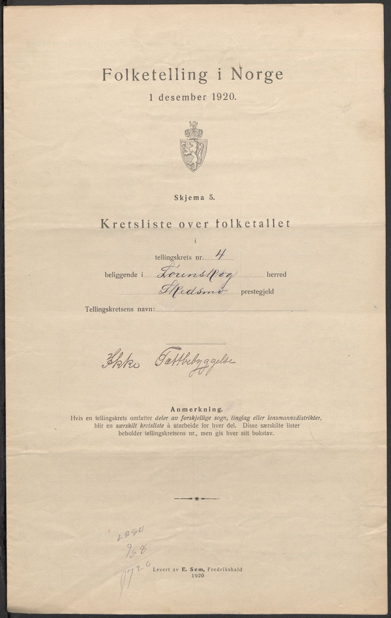 SAO, Folketelling 1920 for 0230 Lørenskog herred, 1920, s. 14