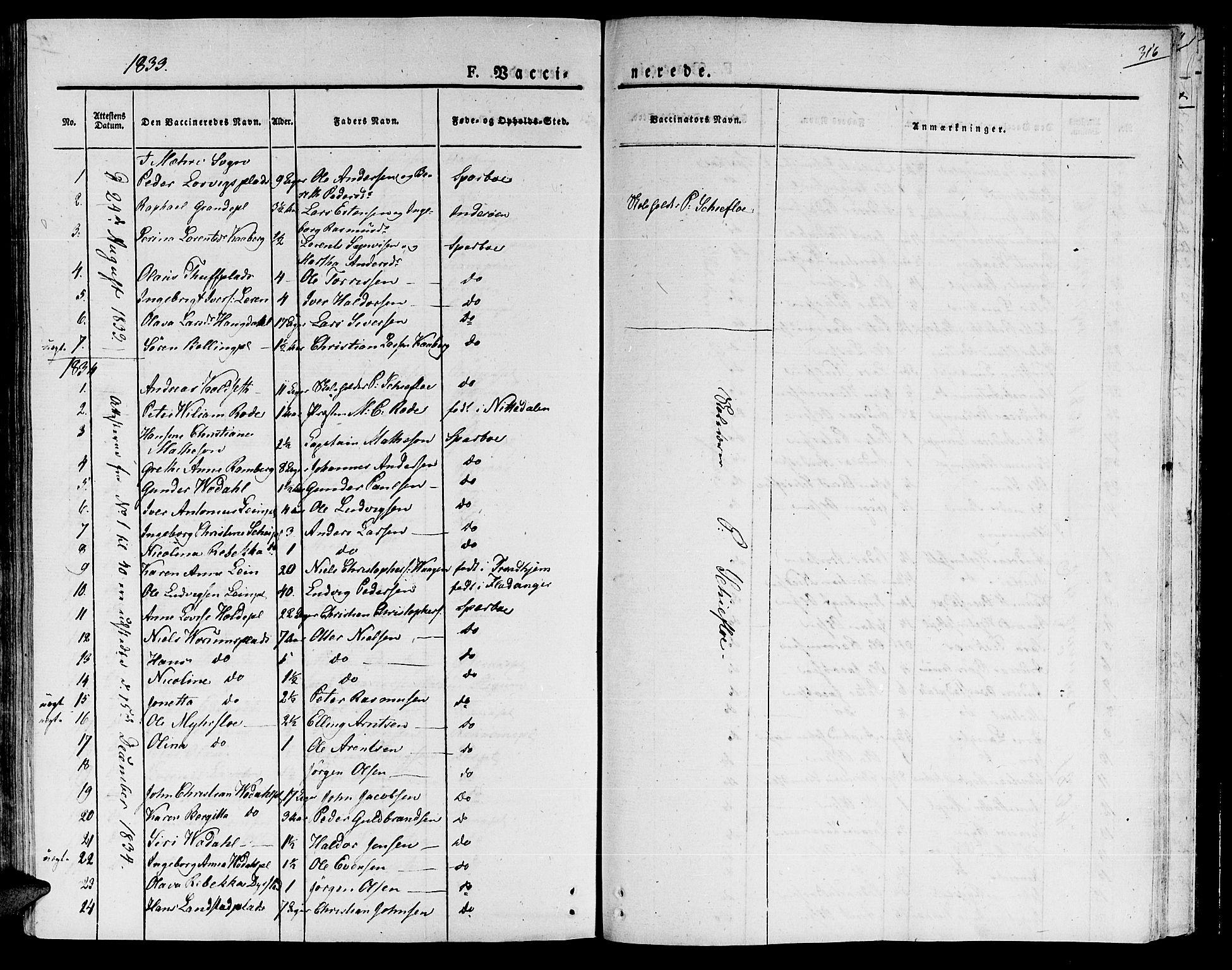 Ministerialprotokoller, klokkerbøker og fødselsregistre - Nord-Trøndelag, AV/SAT-A-1458/735/L0336: Ministerialbok nr. 735A05 /1, 1825-1835, s. 316