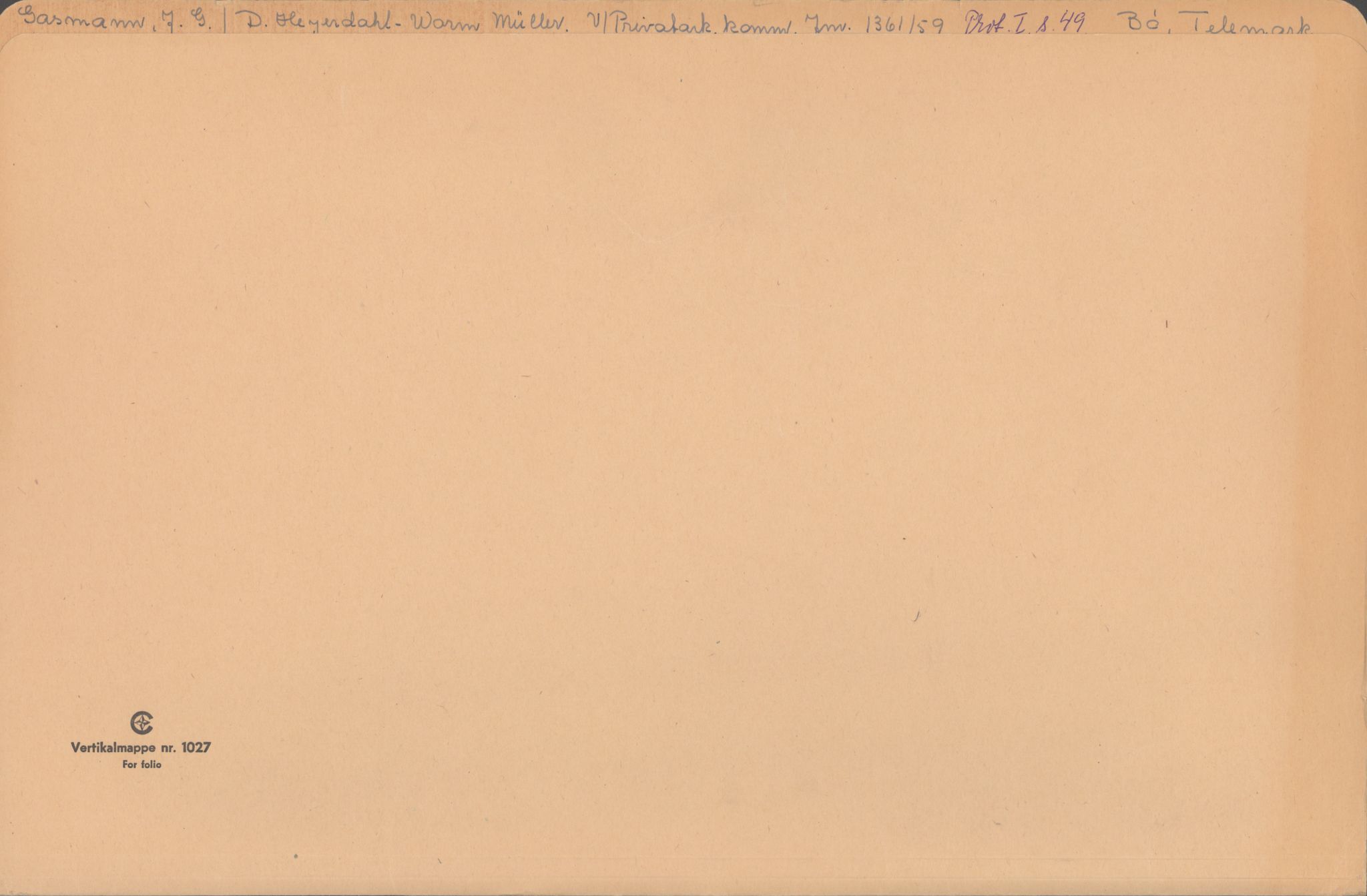 Samlinger til kildeutgivelse, Amerikabrevene, RA/EA-4057/F/L0024: Innlån fra Telemark: Gunleiksrud - Willard, 1838-1914, s. 38