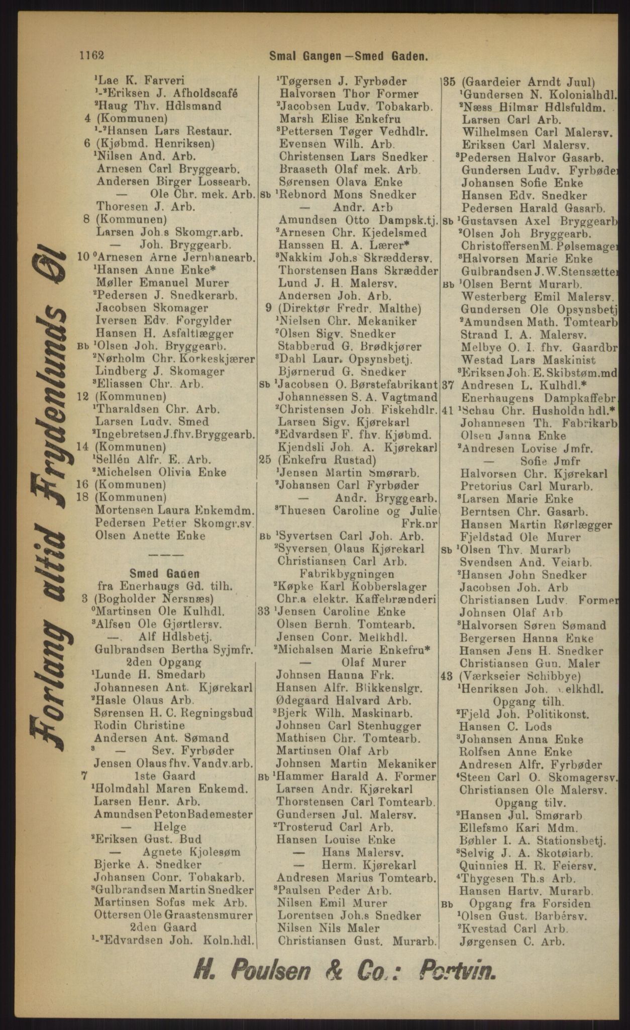 Kristiania/Oslo adressebok, PUBL/-, 1903, s. 1162