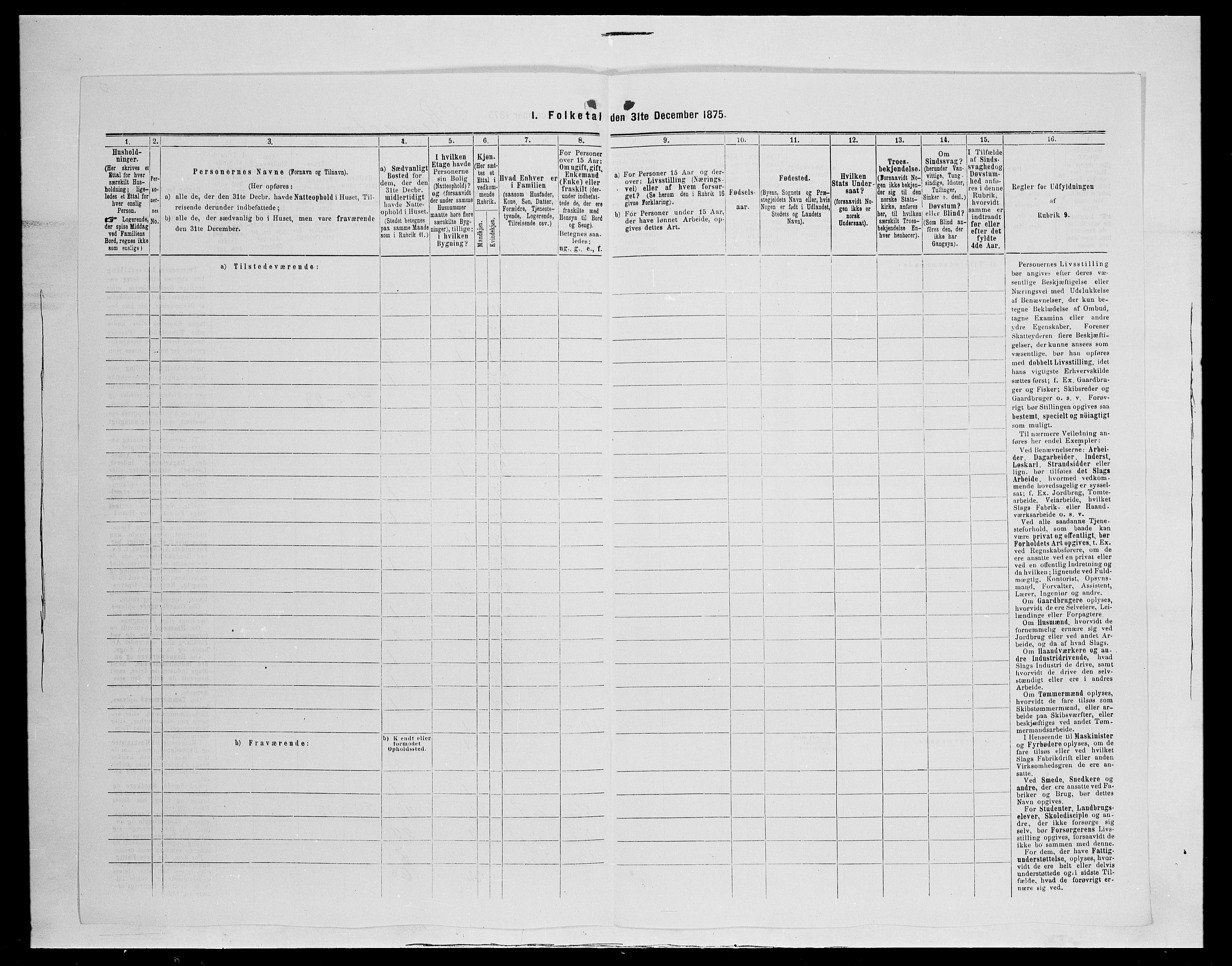 SAH, Folketelling 1875 for 0520P Ringebu prestegjeld, 1875, s. 19