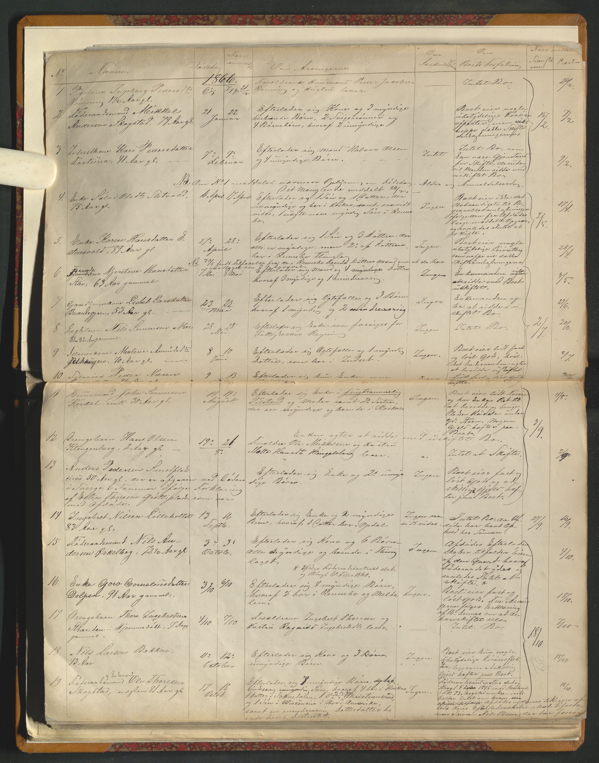 Kvikne lensmannskontor, AV/SAH-LHK-023/H/Ha/L0001/0001: Dødsfallsprotokoller / Dødsfallsprotokoll, 1839-1928
