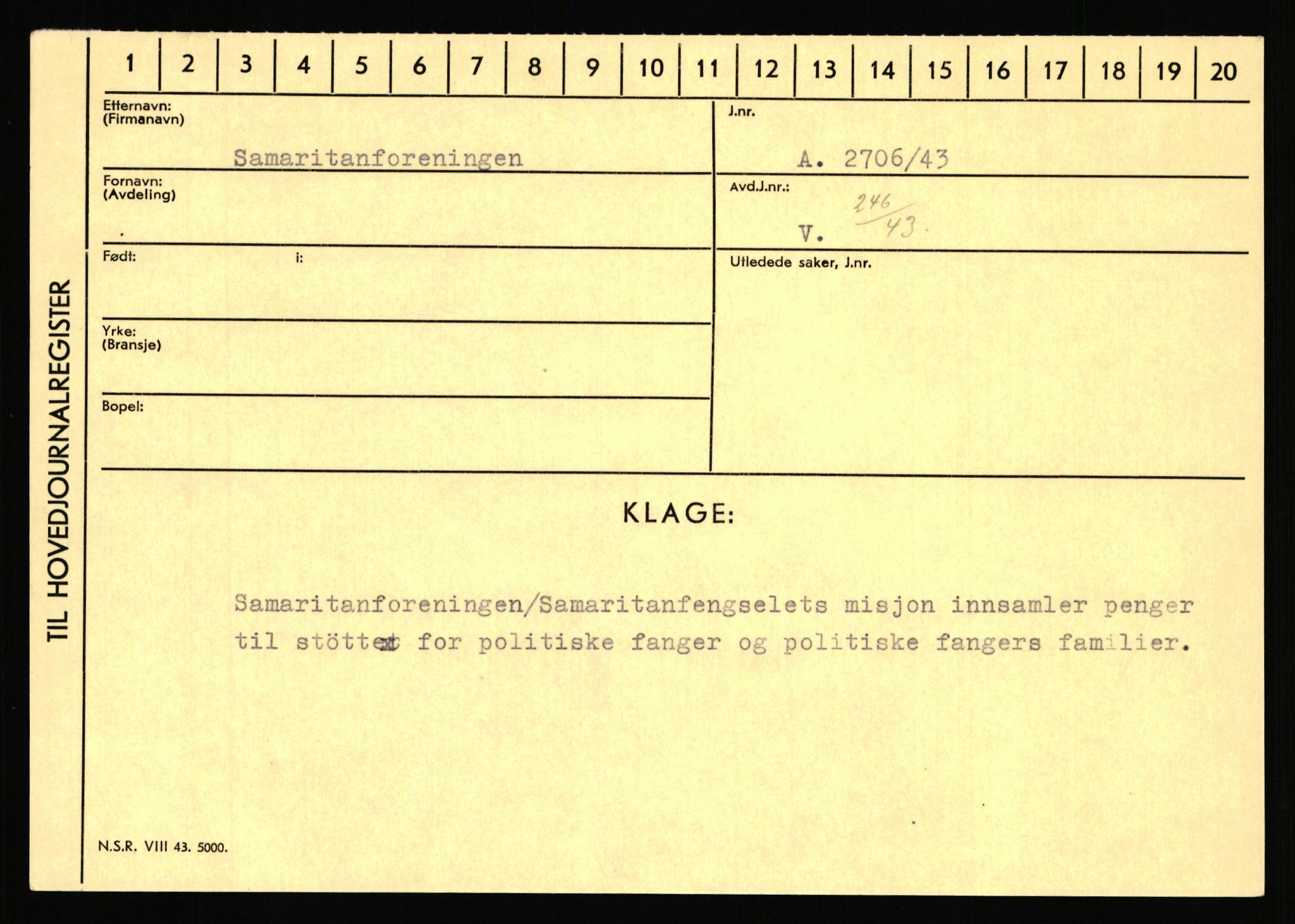 Statspolitiet - Hovedkontoret / Osloavdelingen, AV/RA-S-1329/C/Ca/L0013: Raa - Servold, 1943-1945, s. 3440