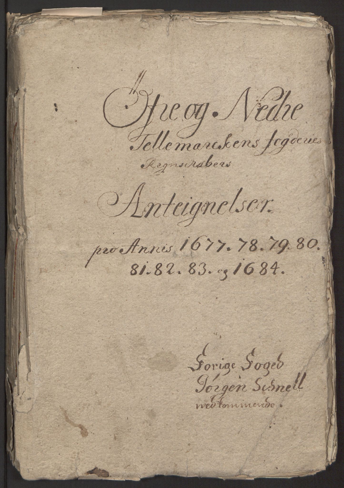 Rentekammeret inntil 1814, Reviderte regnskaper, Fogderegnskap, RA/EA-4092/R35/L2081: Fogderegnskap Øvre og Nedre Telemark, 1680-1684, s. 240