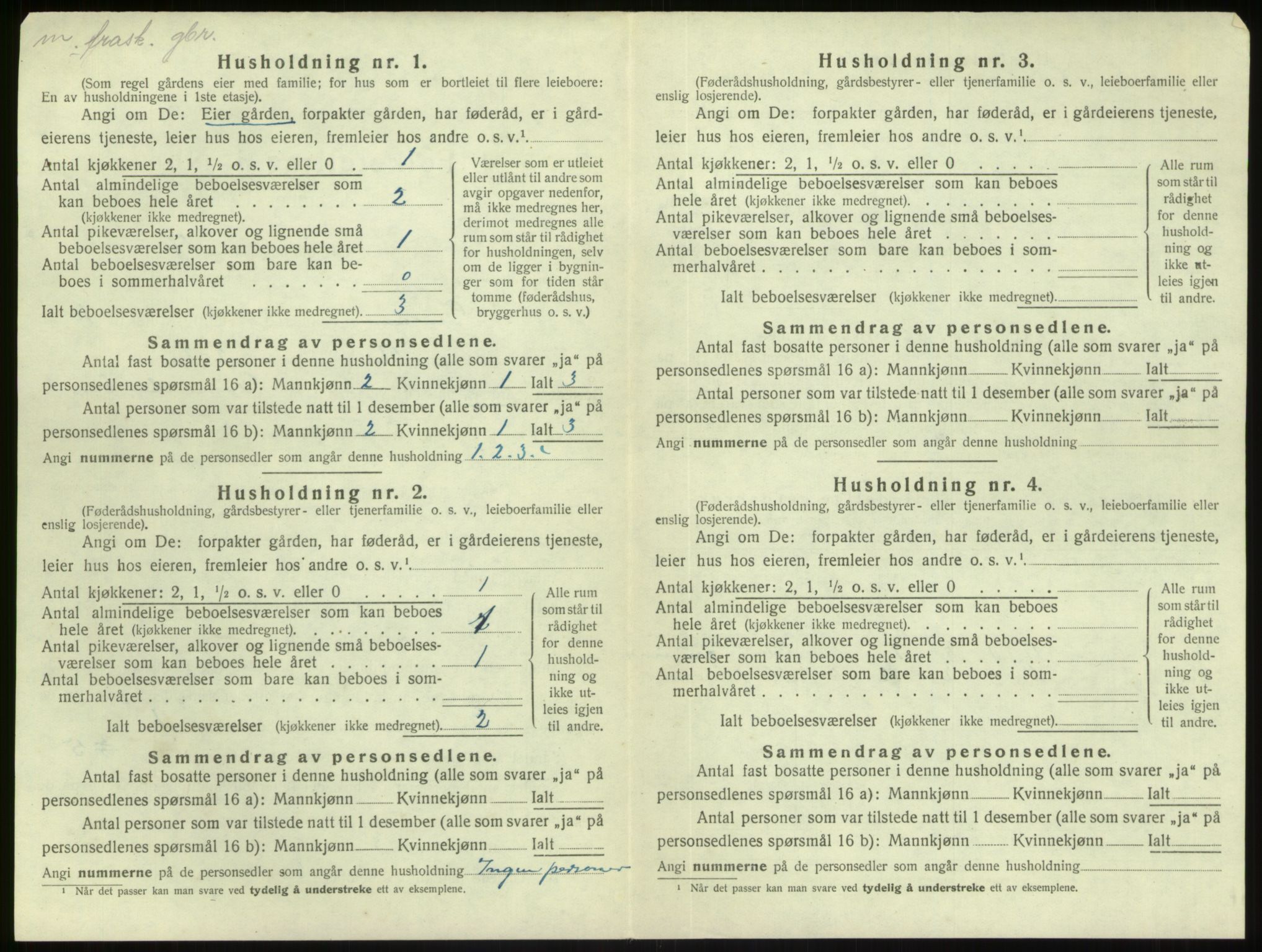 SAB, Folketelling 1920 for 1411 Gulen herred, 1920, s. 632