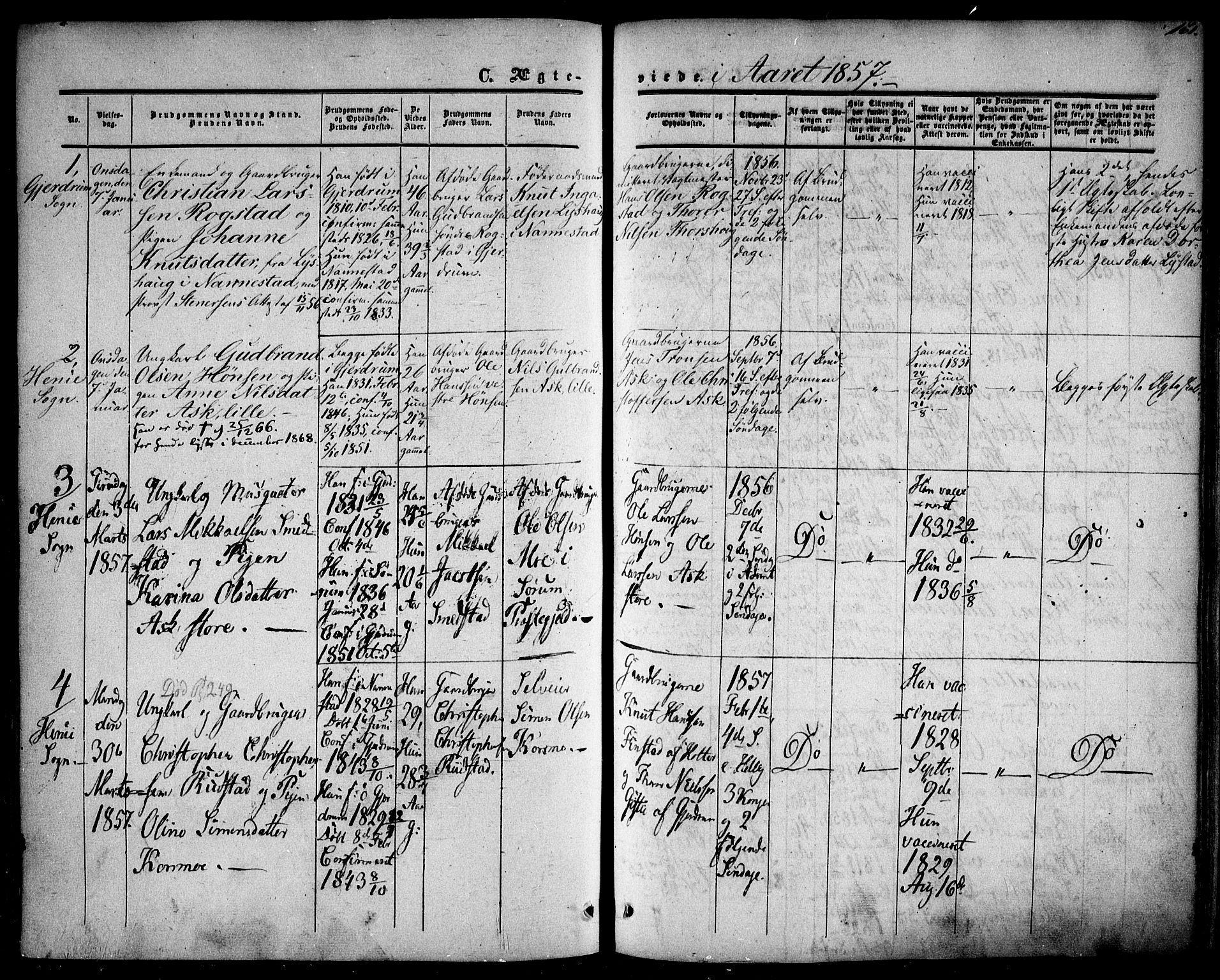 Gjerdrum prestekontor Kirkebøker, AV/SAO-A-10412b/F/Fa/L0007: Ministerialbok nr. I 7, 1857-1866, s. 161