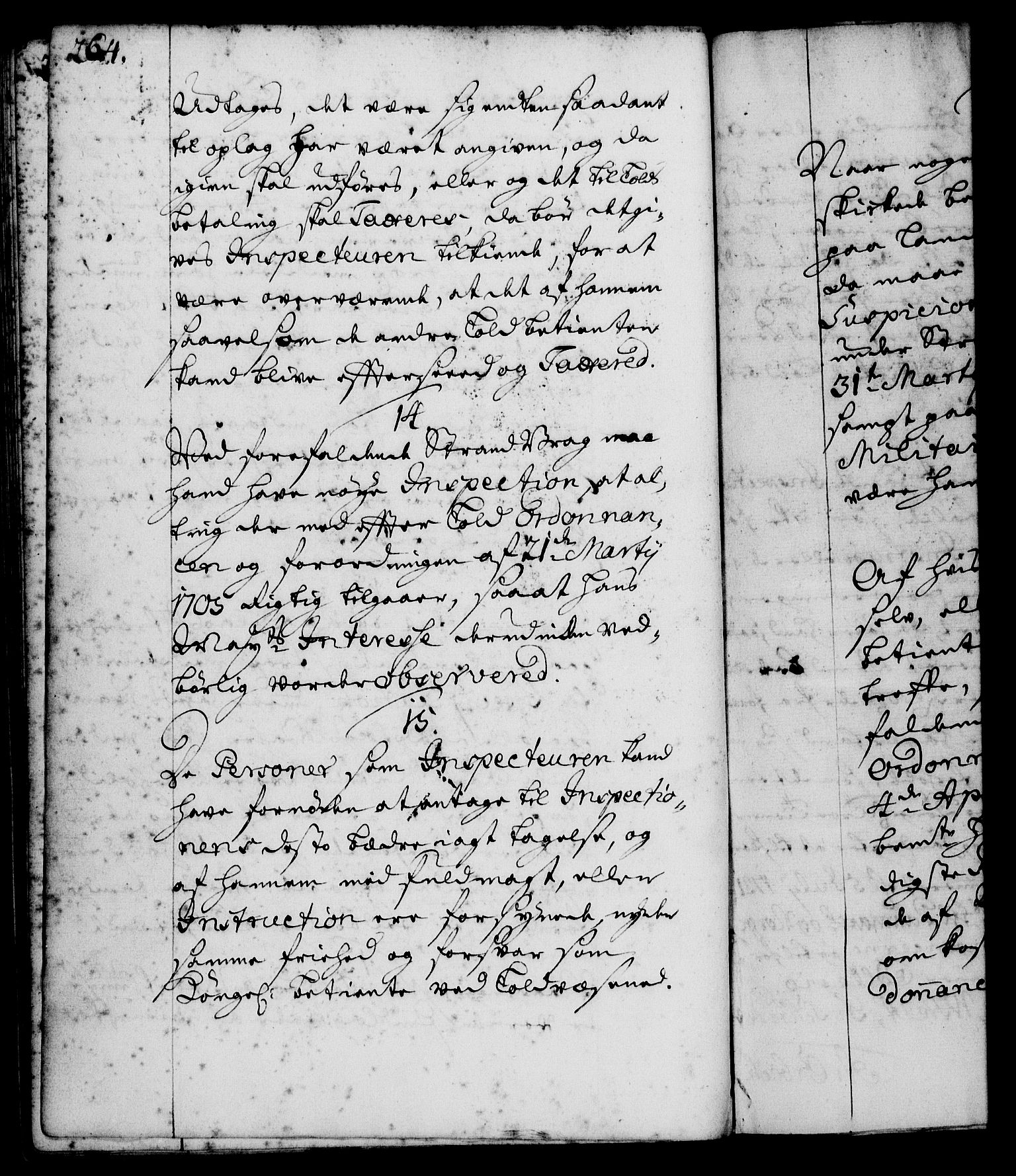 Rentekammeret, Kammerkanselliet, RA/EA-3111/G/Gg/Ggi/L0001: Norsk instruksjonsprotokoll med register (merket RK 53.34), 1720-1729, s. 264