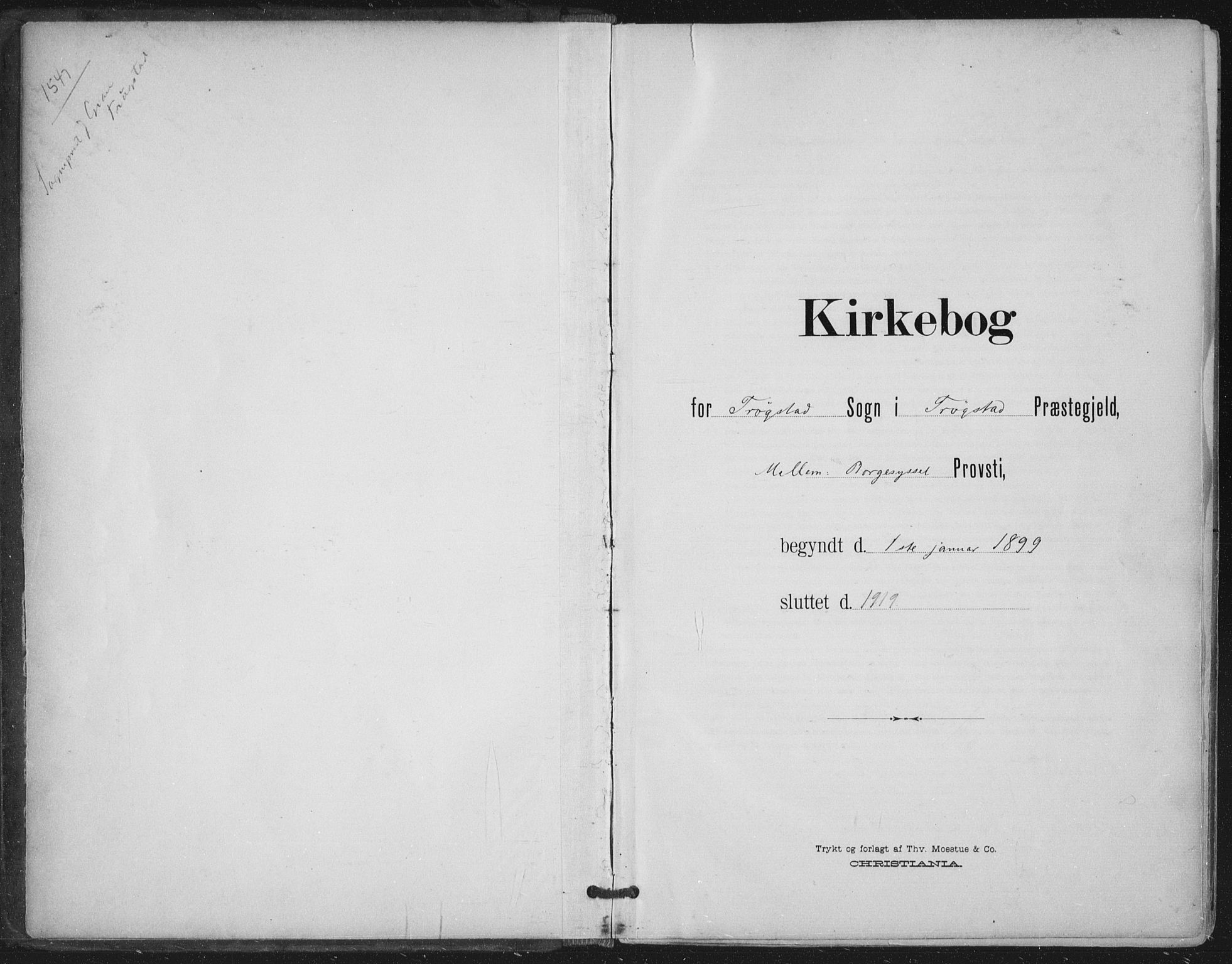 Trøgstad prestekontor Kirkebøker, SAO/A-10925/F/Fa/L0011: Ministerialbok nr. I 11, 1899-1919