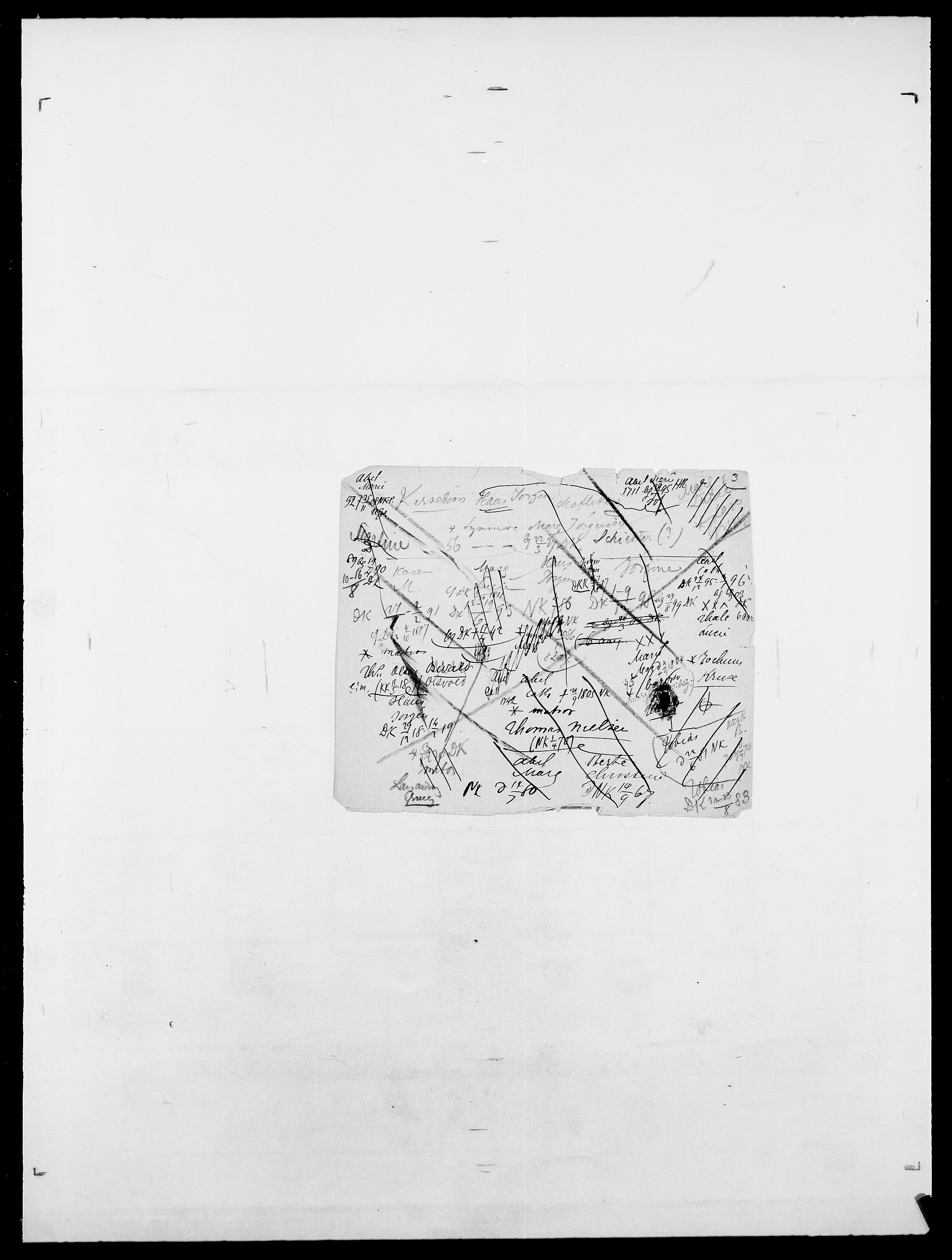 Delgobe, Charles Antoine - samling, SAO/PAO-0038/D/Da/L0020: Irgens - Kjøsterud, s. 661
