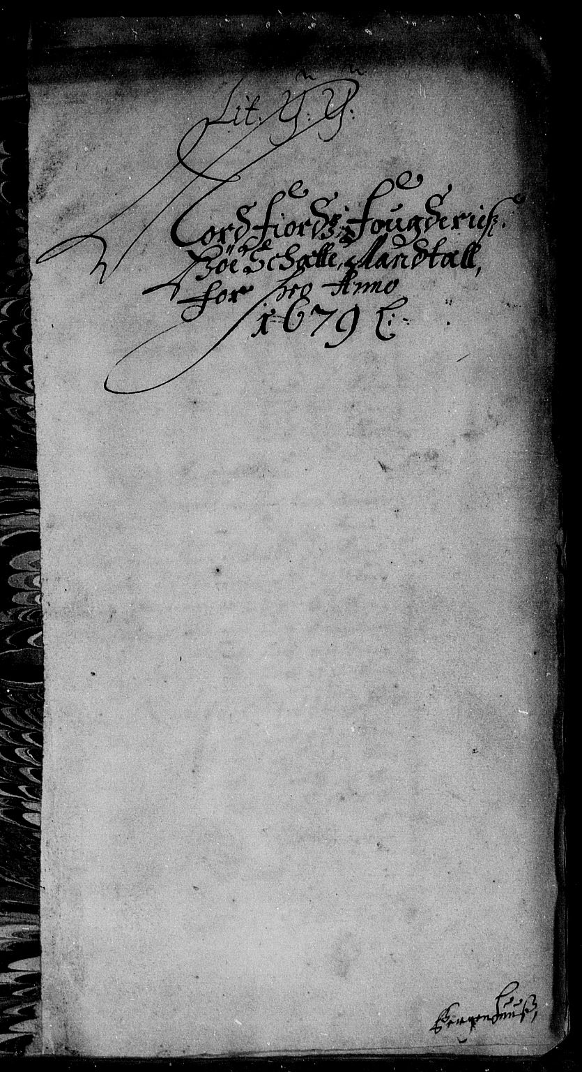 Rentekammeret inntil 1814, Reviderte regnskaper, Stiftamtstueregnskaper, Bergen stiftamt, RA/EA-6043/R/Rc/L0055: Bergen stiftamt, 1679