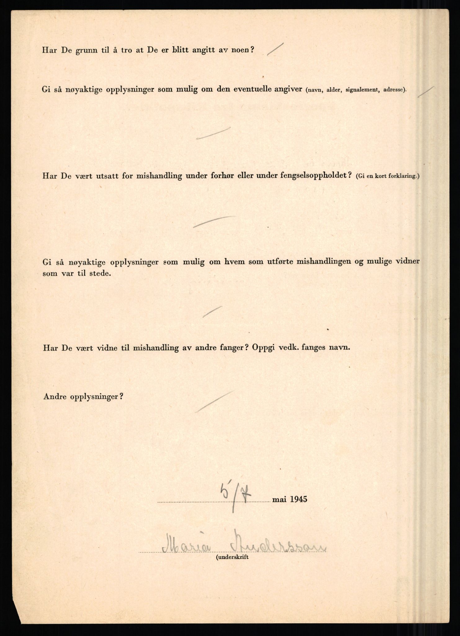 Rikspolitisjefen, AV/RA-S-1560/L/L0001: Abelseth, Rudolf - Berentsen, Odd, 1940-1945, s. 494