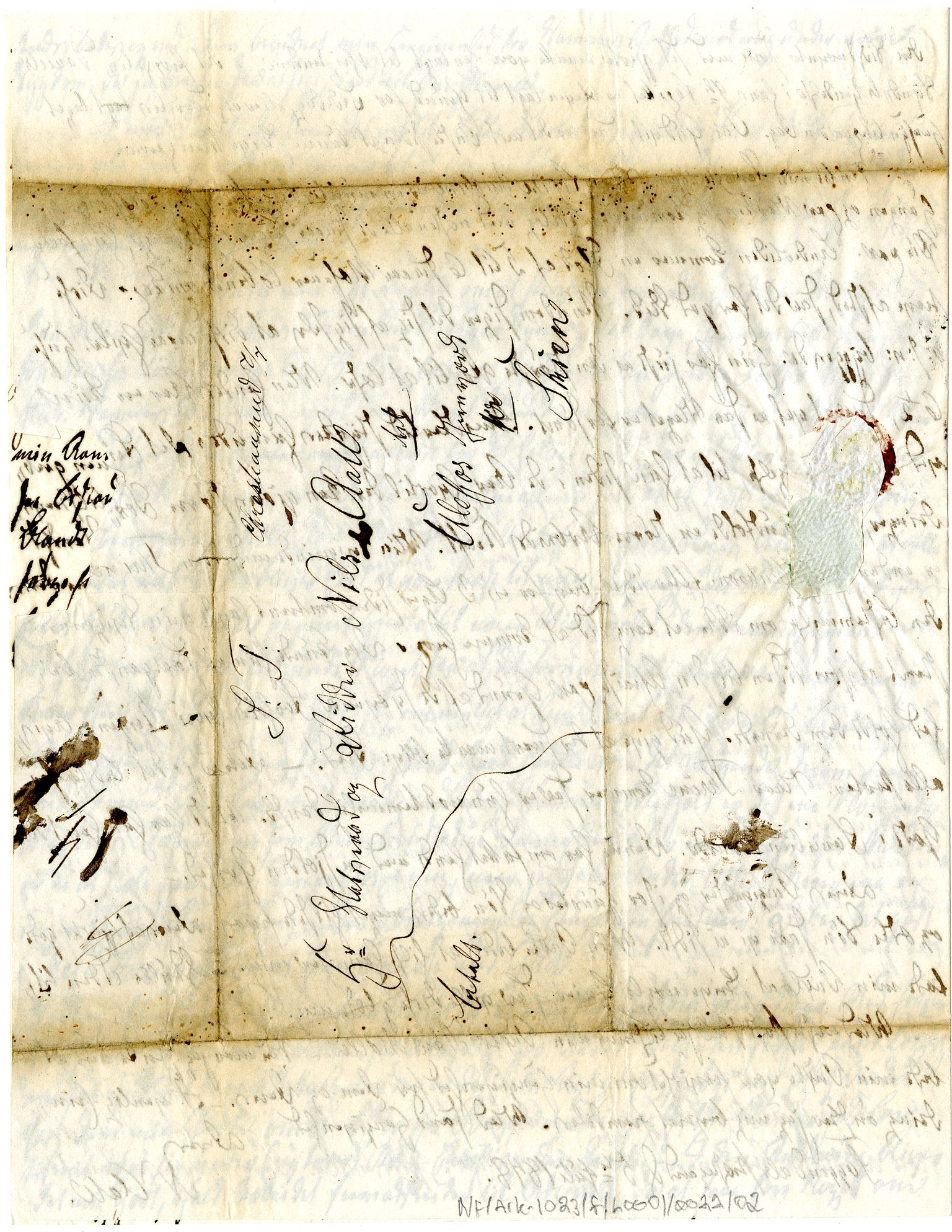 Diderik Maria Aalls brevsamling, NF/Ark-1023/F/L0001: D.M. Aalls brevsamling. A - B, 1738-1889, s. 262