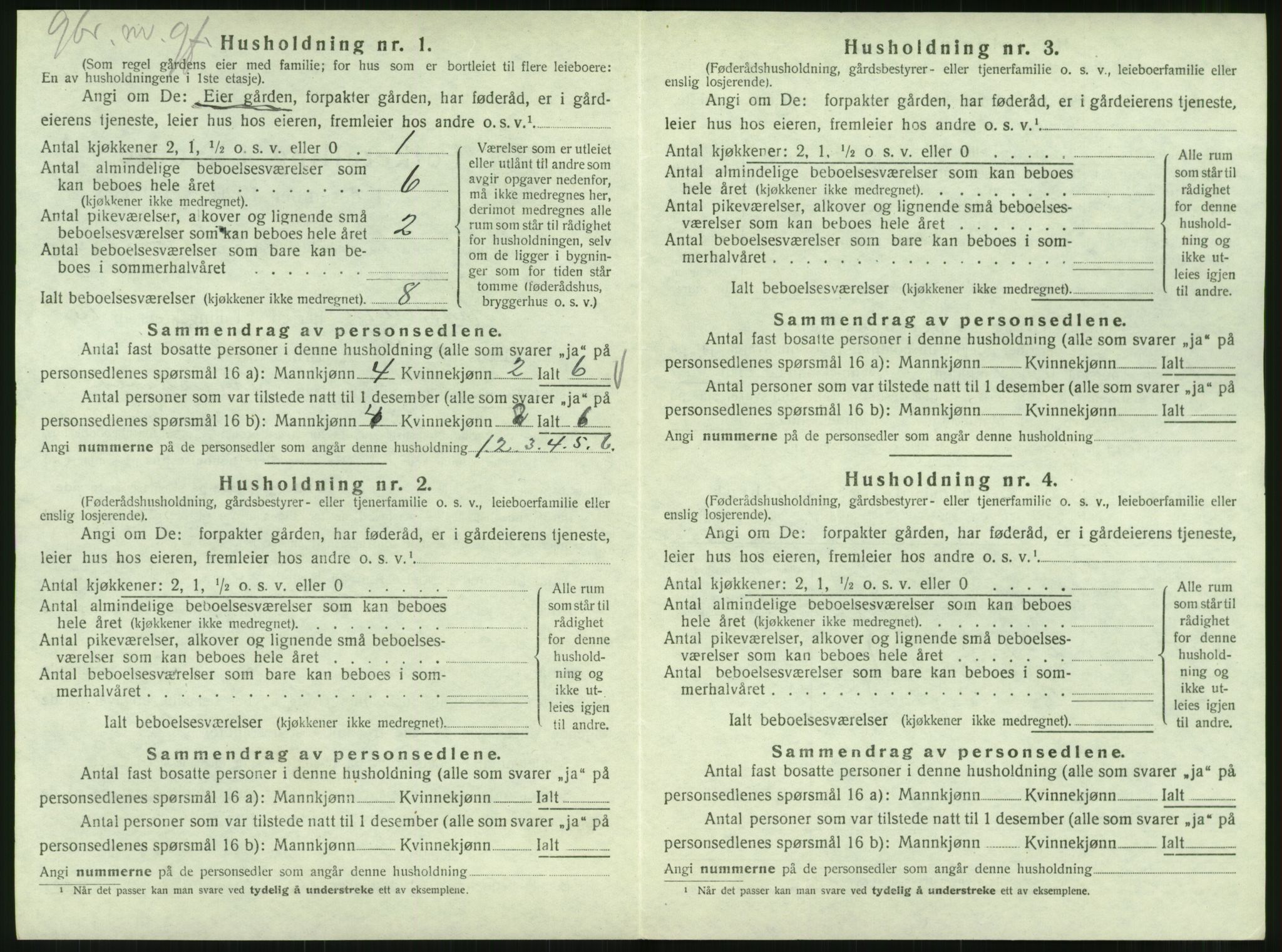 SAT, Folketelling 1920 for 1826 Hattfjelldal herred, 1920, s. 335
