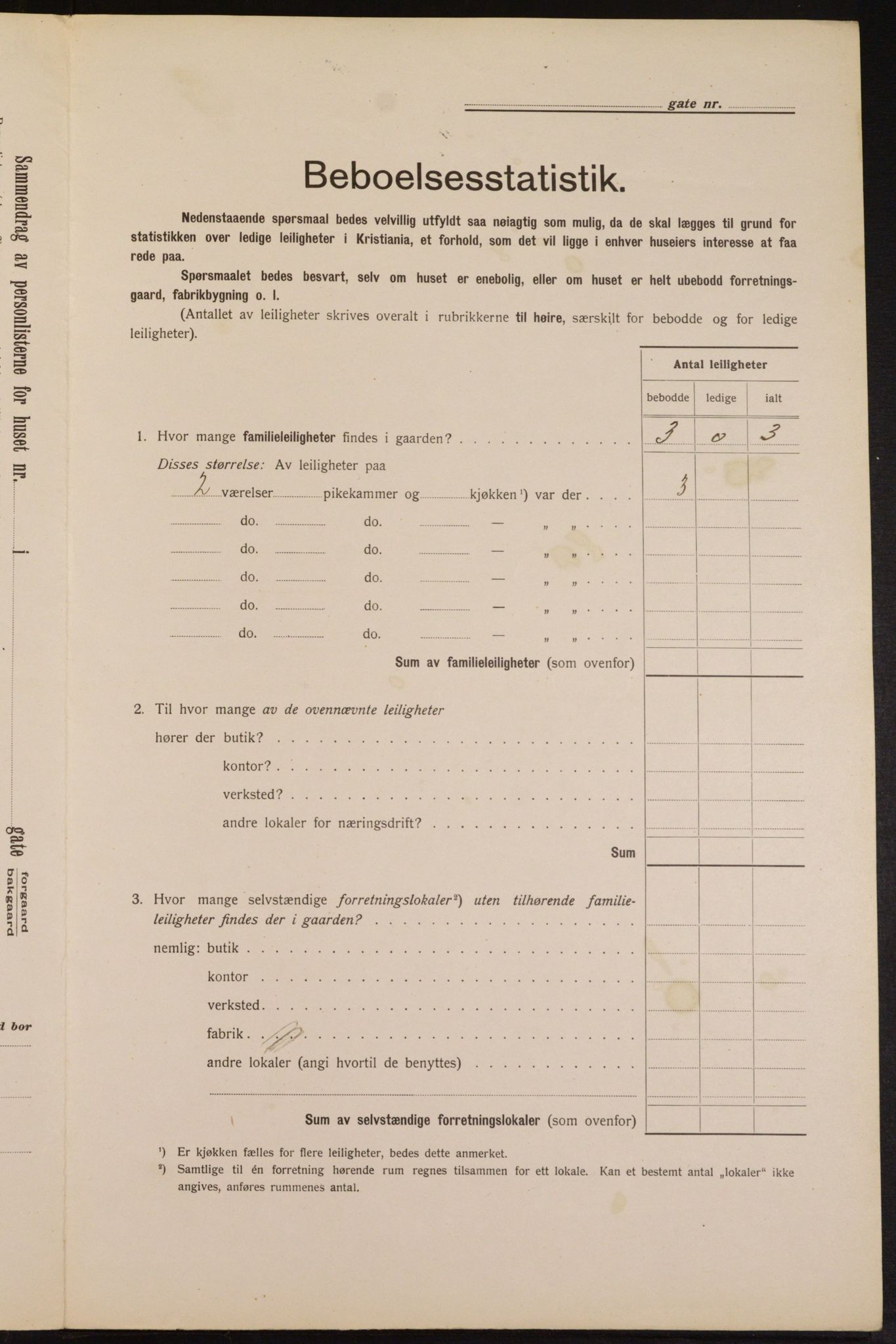 OBA, Kommunal folketelling 1.2.1913 for Kristiania, 1913, s. 57566