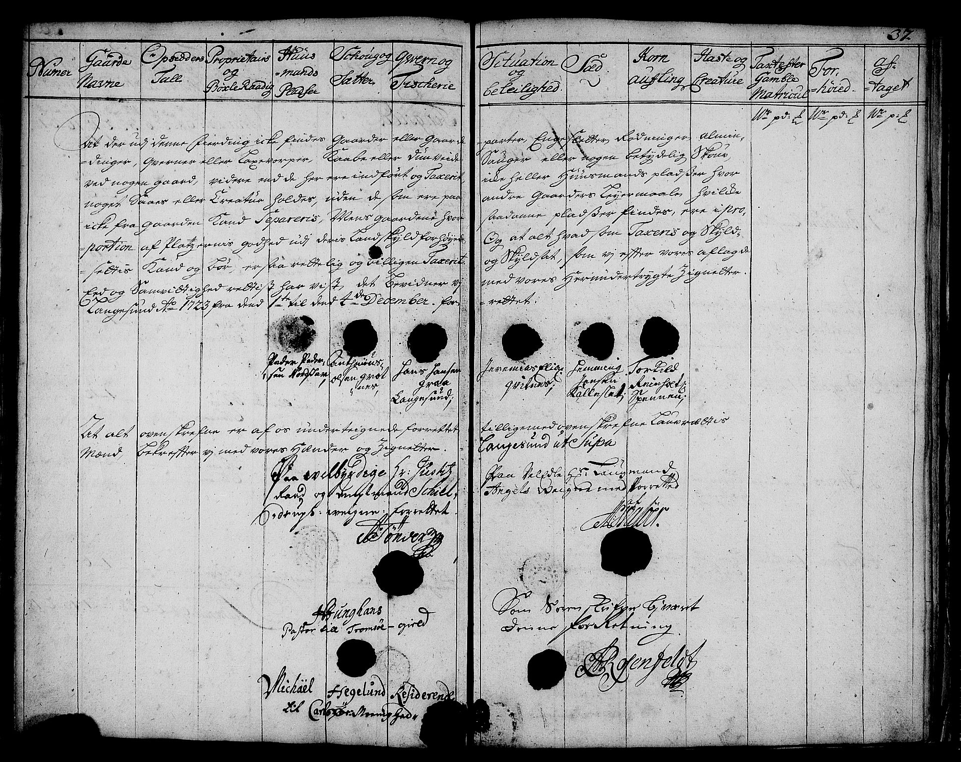 Rentekammeret inntil 1814, Realistisk ordnet avdeling, AV/RA-EA-4070/N/Nb/Nbf/L0180: Troms eksaminasjonsprotokoll, 1723, s. 38