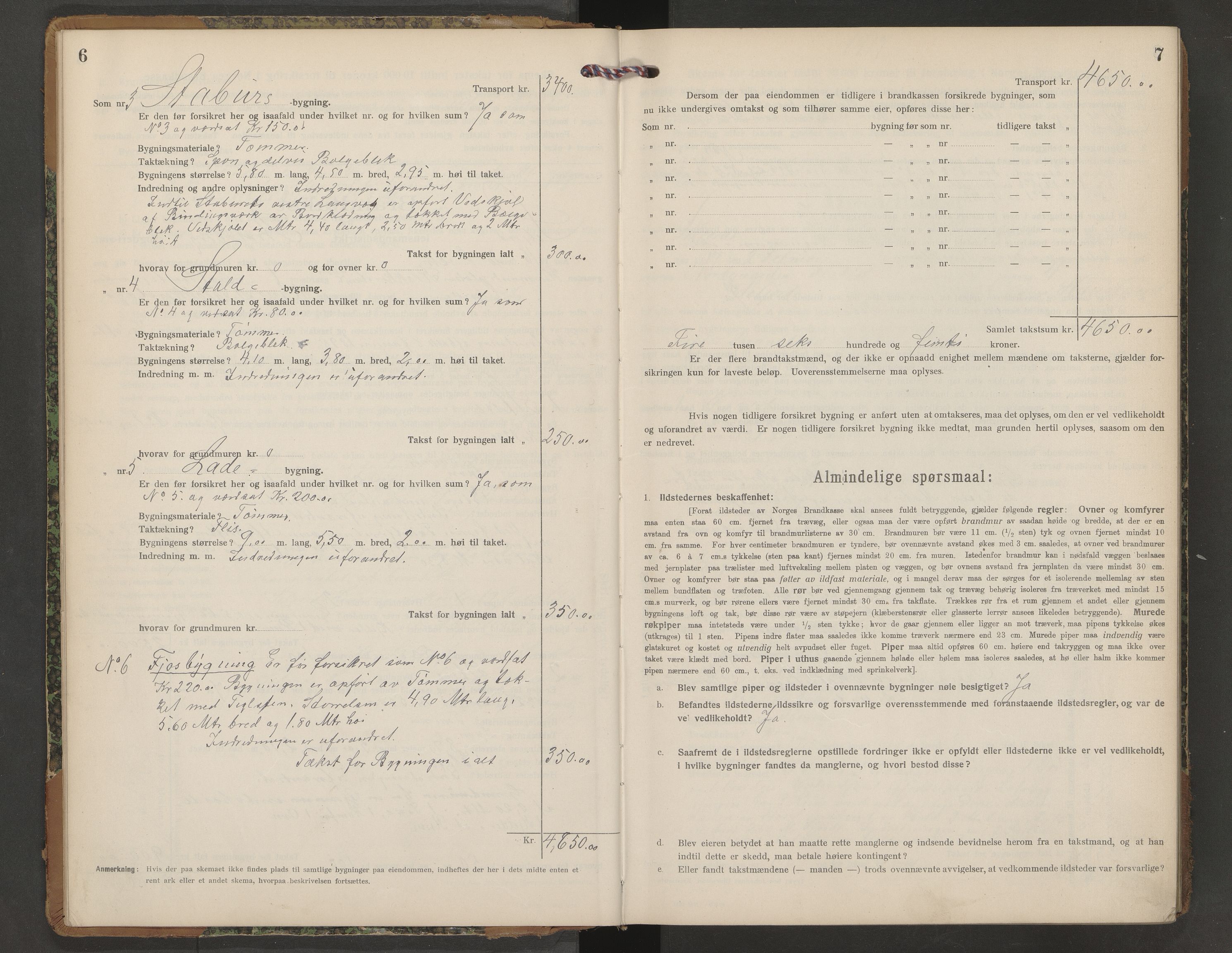 Seljord lensmannskontor, AV/SAKO-A-572/Y/Ye/Yeb/L0004: Skjematakstprotokoll, 1916-1926