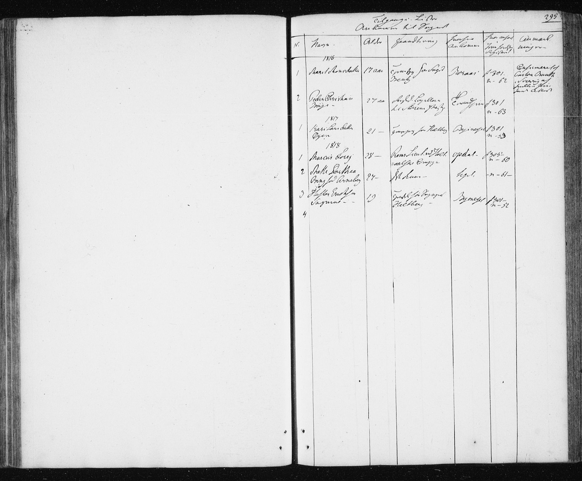 Ministerialprotokoller, klokkerbøker og fødselsregistre - Sør-Trøndelag, SAT/A-1456/687/L1017: Klokkerbok nr. 687C01, 1816-1837, s. 295