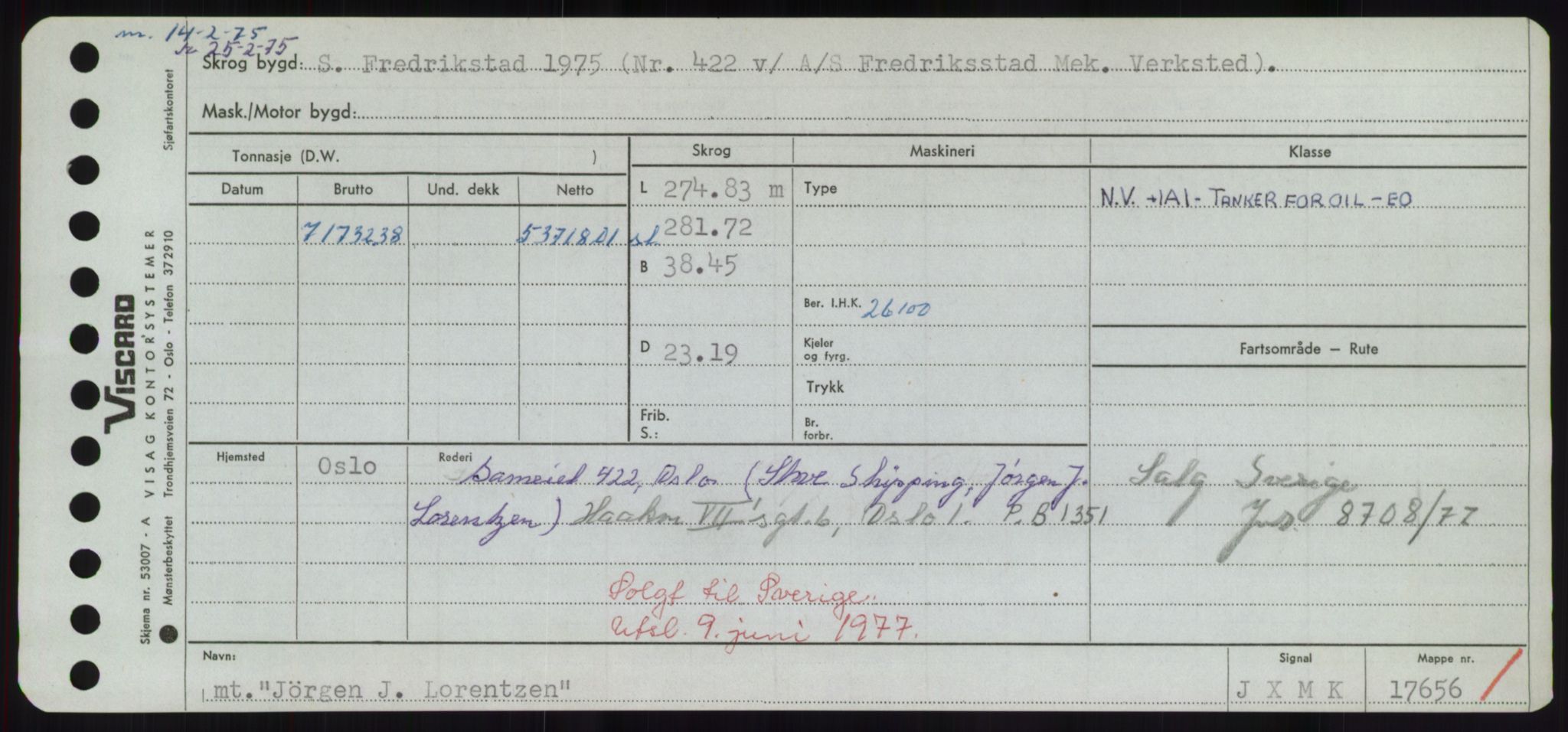 Sjøfartsdirektoratet med forløpere, Skipsmålingen, RA/S-1627/H/Hd/L0019: Fartøy, J, s. 685