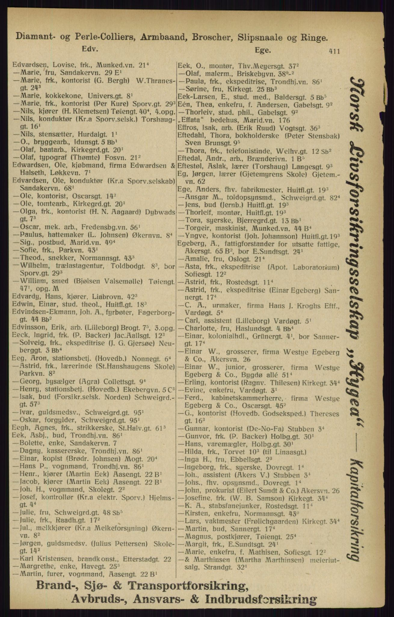 Kristiania/Oslo adressebok, PUBL/-, 1916, s. 411