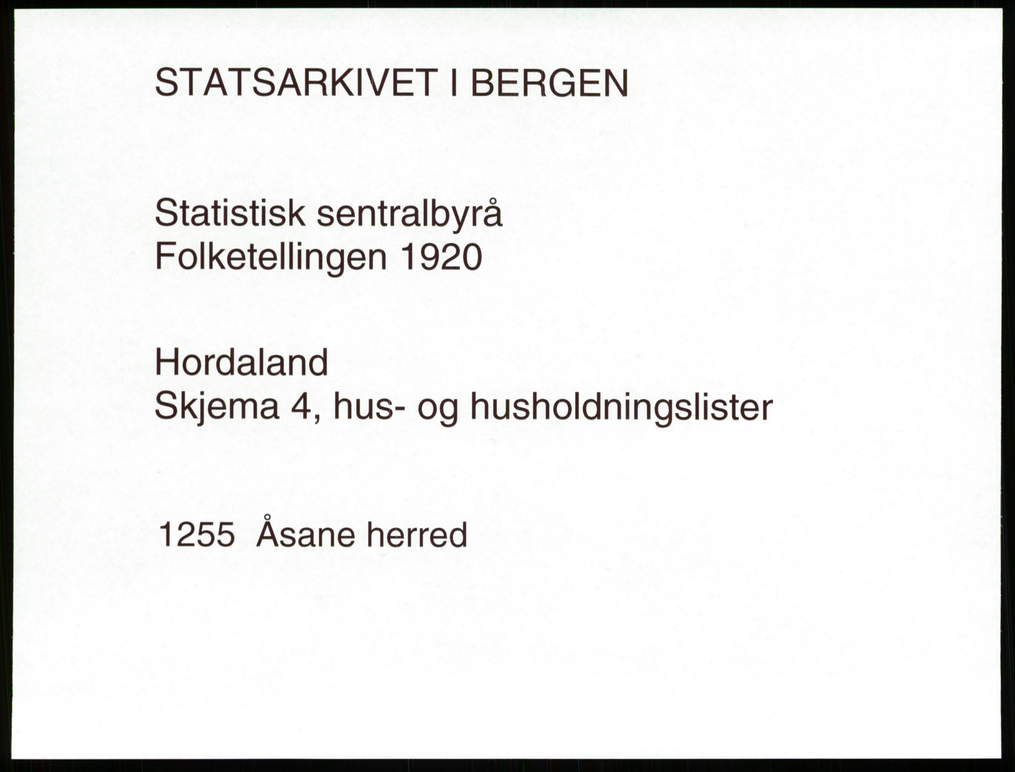 SAB, Folketelling 1920 for 1255 Åsane herred, 1920, s. 27