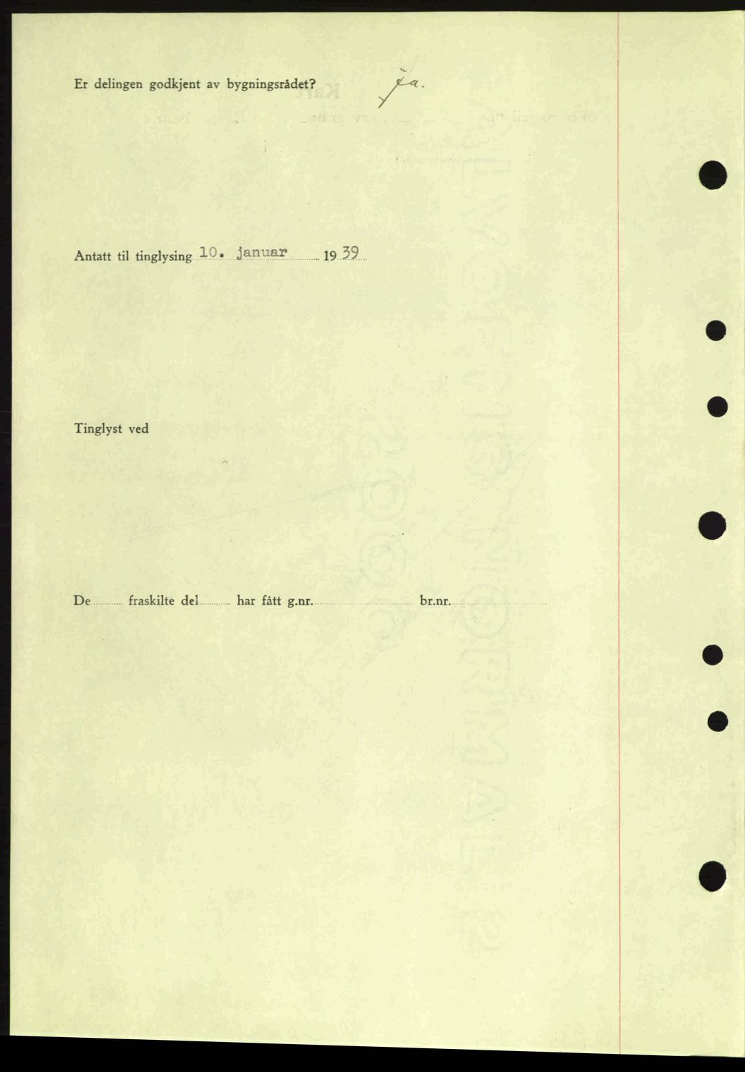 Moss sorenskriveri, SAO/A-10168: Pantebok nr. A5, 1938-1939, Dagboknr: 65/1939