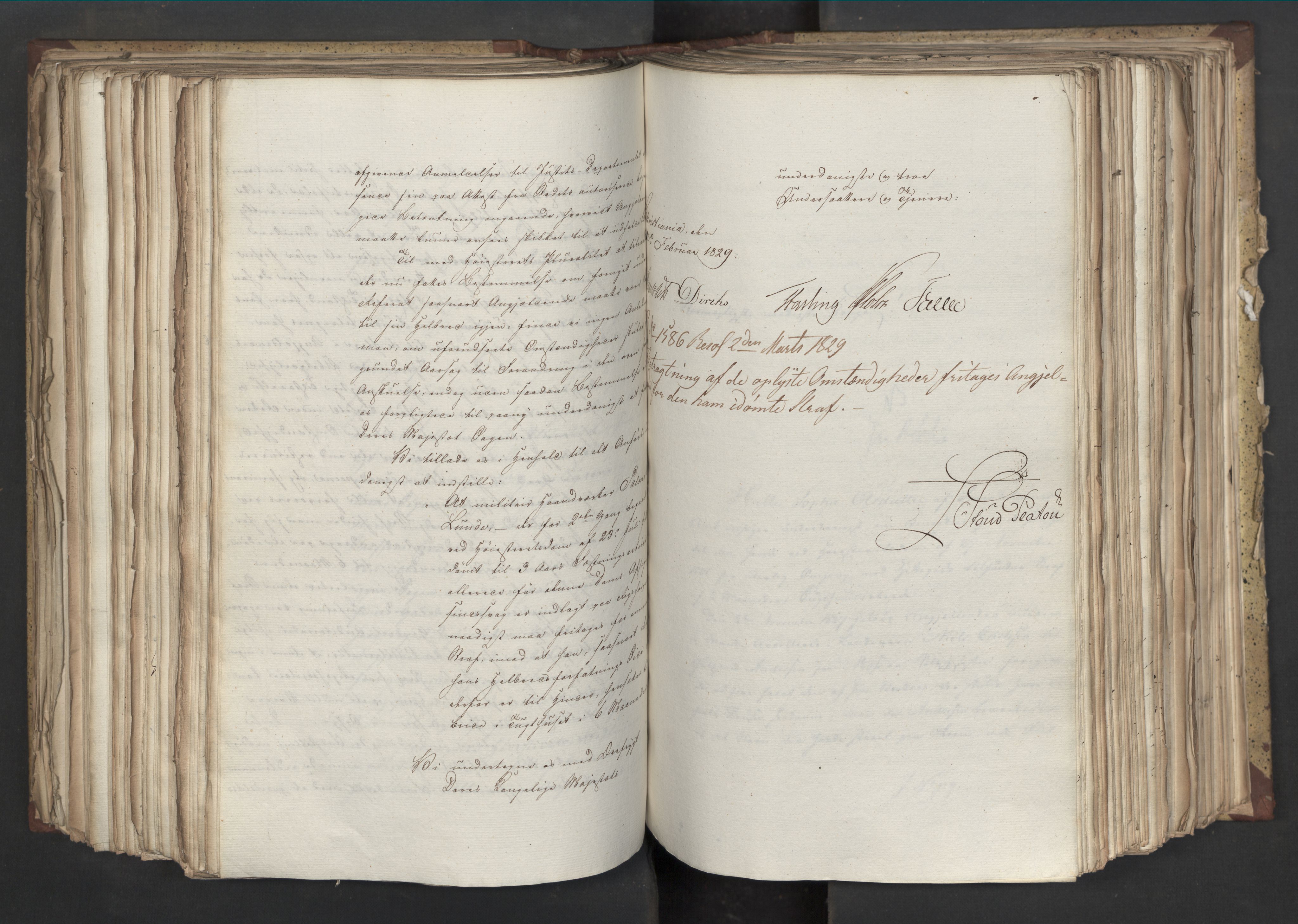 Statsrådsavdelingen i Stockholm, RA/S-1003/D/Da/L0058: Regjeringsinnstillinger nr. 808-1073, 1829, s. 370