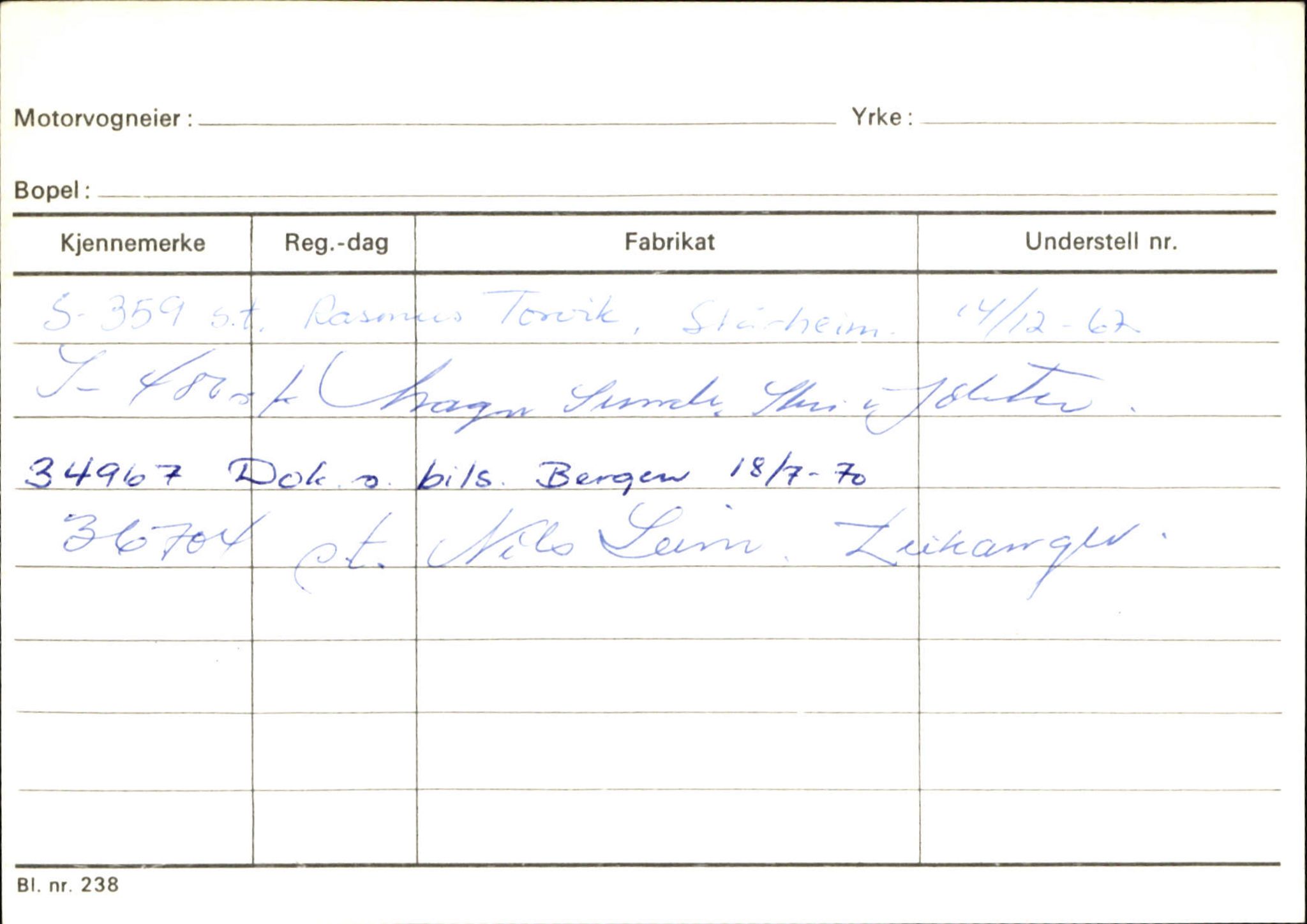 Statens vegvesen, Sogn og Fjordane vegkontor, AV/SAB-A-5301/4/F/L0130: Eigarregister Eid T-Å. Høyanger A-O, 1945-1975, s. 1728