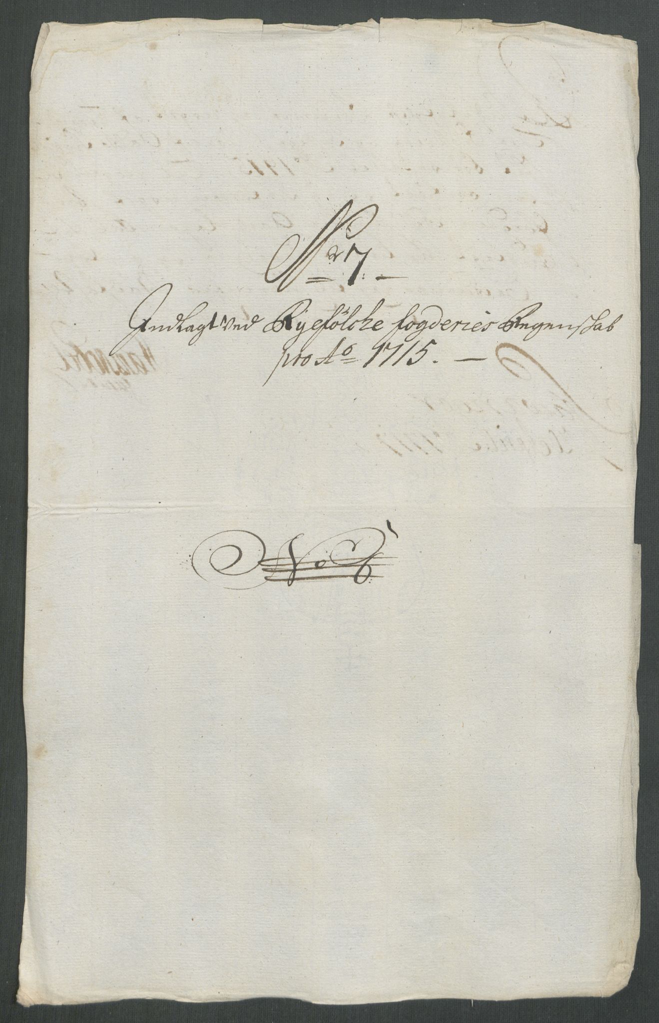 Rentekammeret inntil 1814, Reviderte regnskaper, Fogderegnskap, RA/EA-4092/R47/L2868: Fogderegnskap Ryfylke, 1715, s. 87