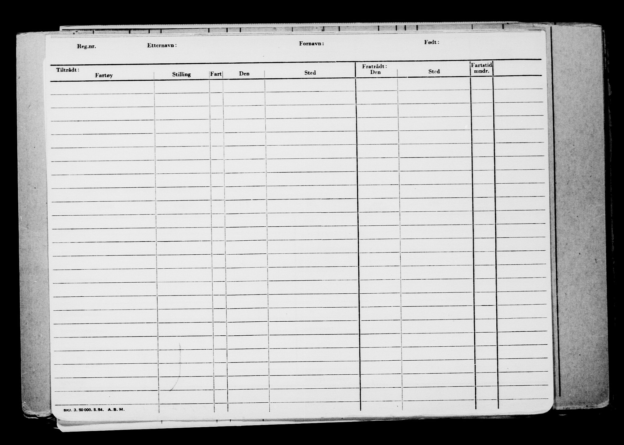 Direktoratet for sjømenn, AV/RA-S-3545/G/Gb/L0151: Hovedkort, 1917, s. 14