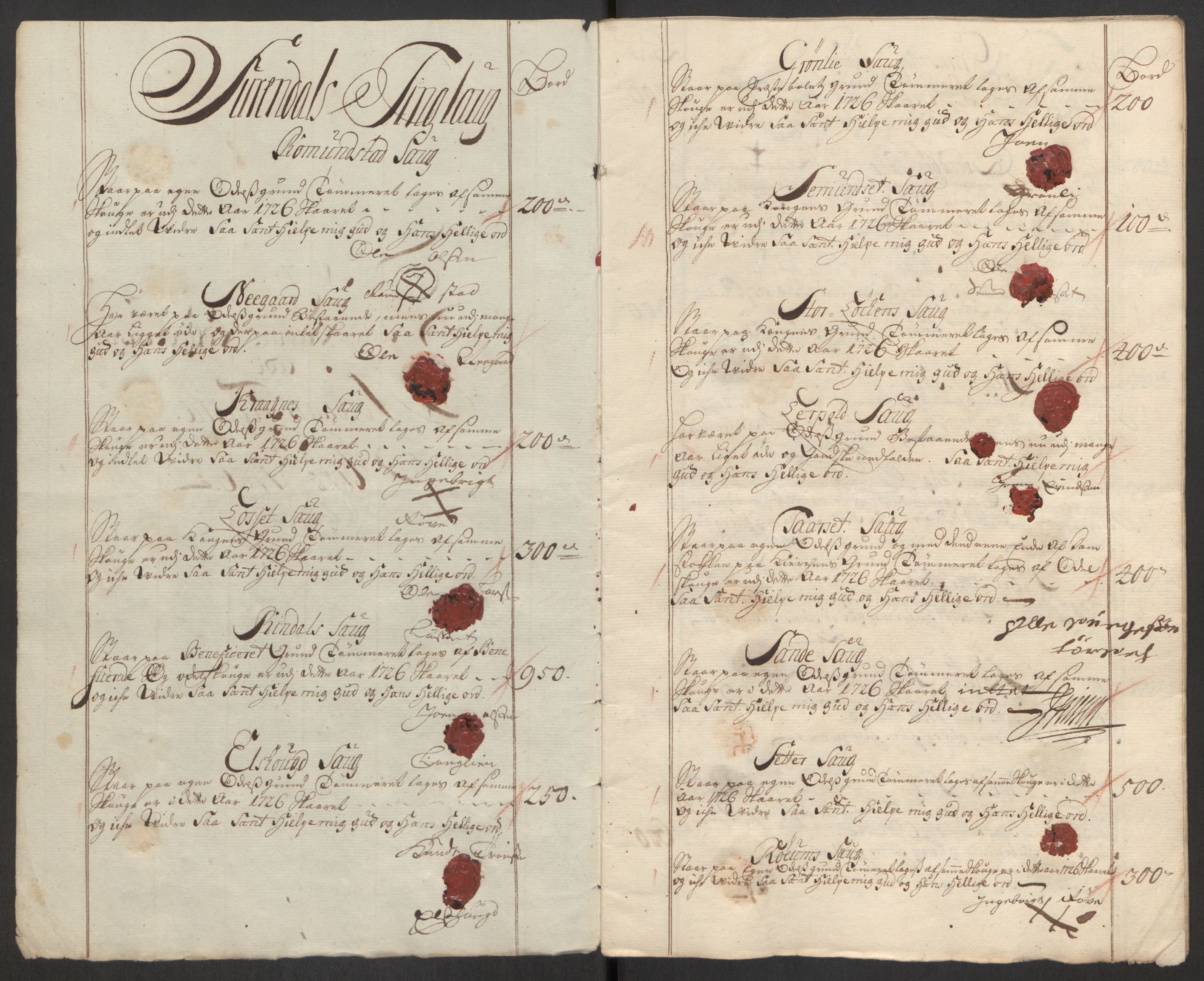Rentekammeret inntil 1814, Reviderte regnskaper, Fogderegnskap, AV/RA-EA-4092/R56/L3759: Fogderegnskap Nordmøre, 1726, s. 117