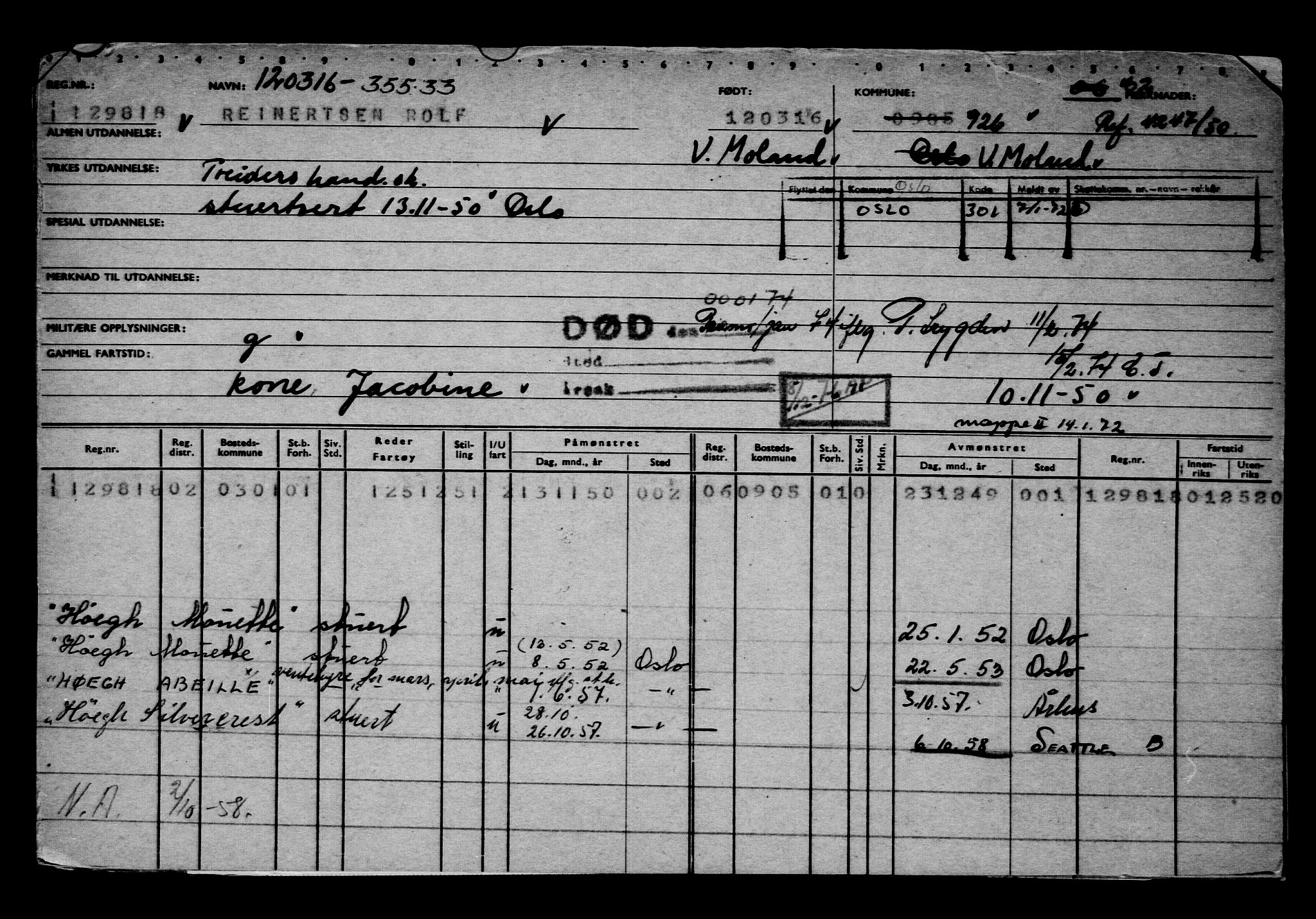 Direktoratet for sjømenn, AV/RA-S-3545/G/Gb/L0137: Hovedkort, 1916, s. 415