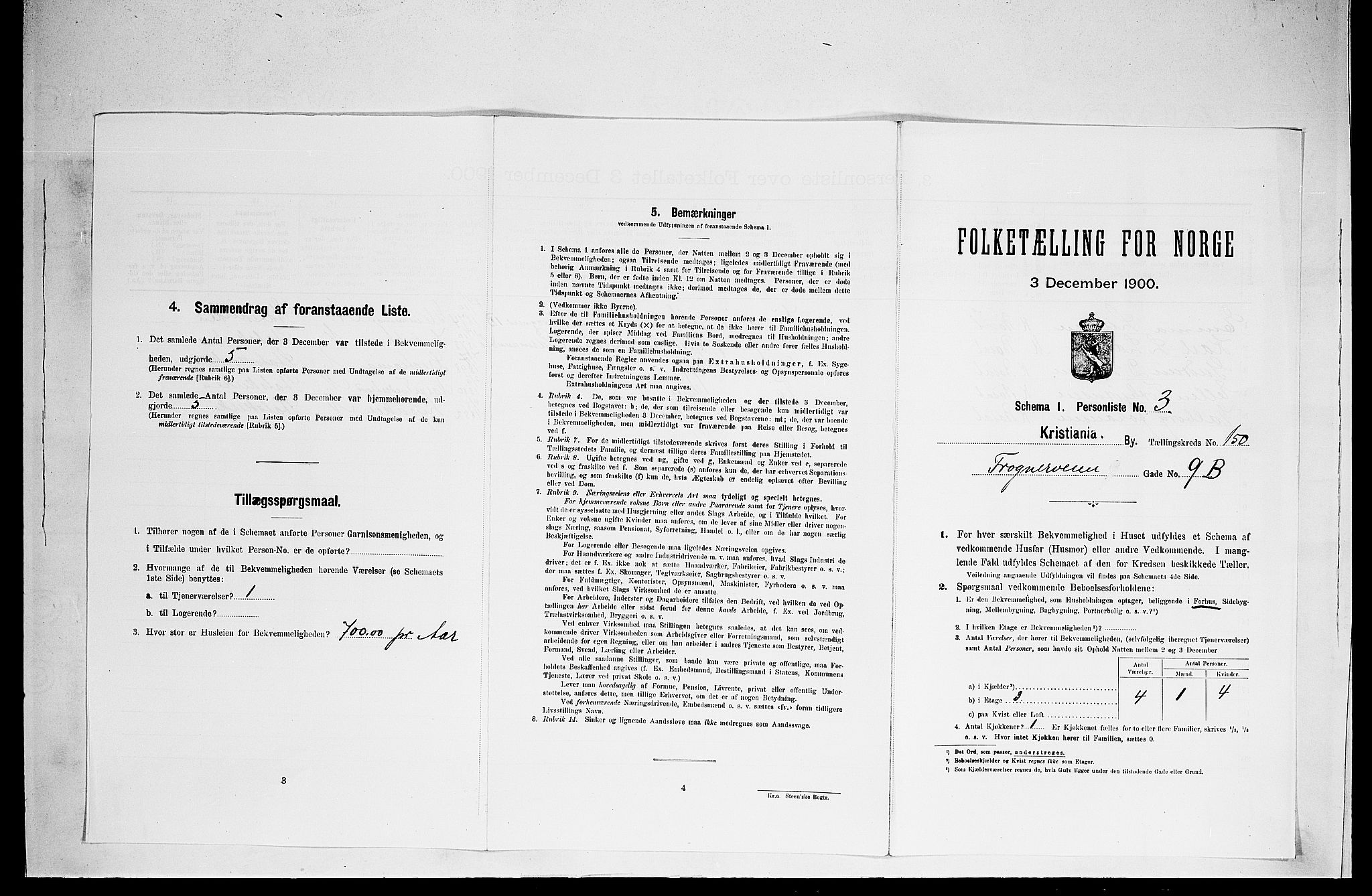 SAO, Folketelling 1900 for 0301 Kristiania kjøpstad, 1900, s. 25762