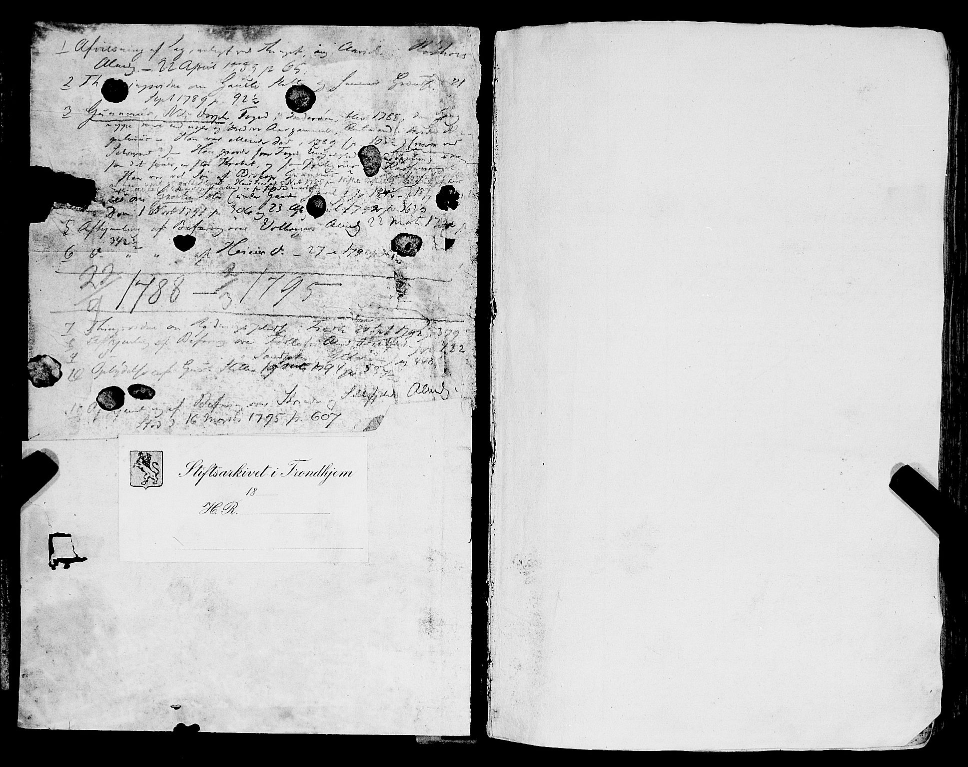 Inderøy sorenskriveri, SAT/A-4147/1/1/1A/L0013: Tingbok, 1788-1796