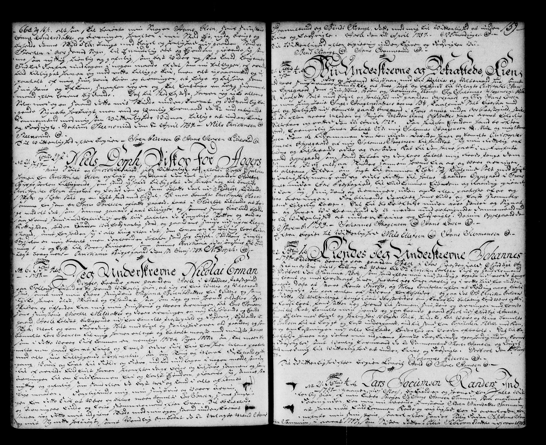 Follo sorenskriveri, SAO/A-10274/G/Ga/Gaa/L0002: Pantebok nr. I 2, 1750-1762, s. 159