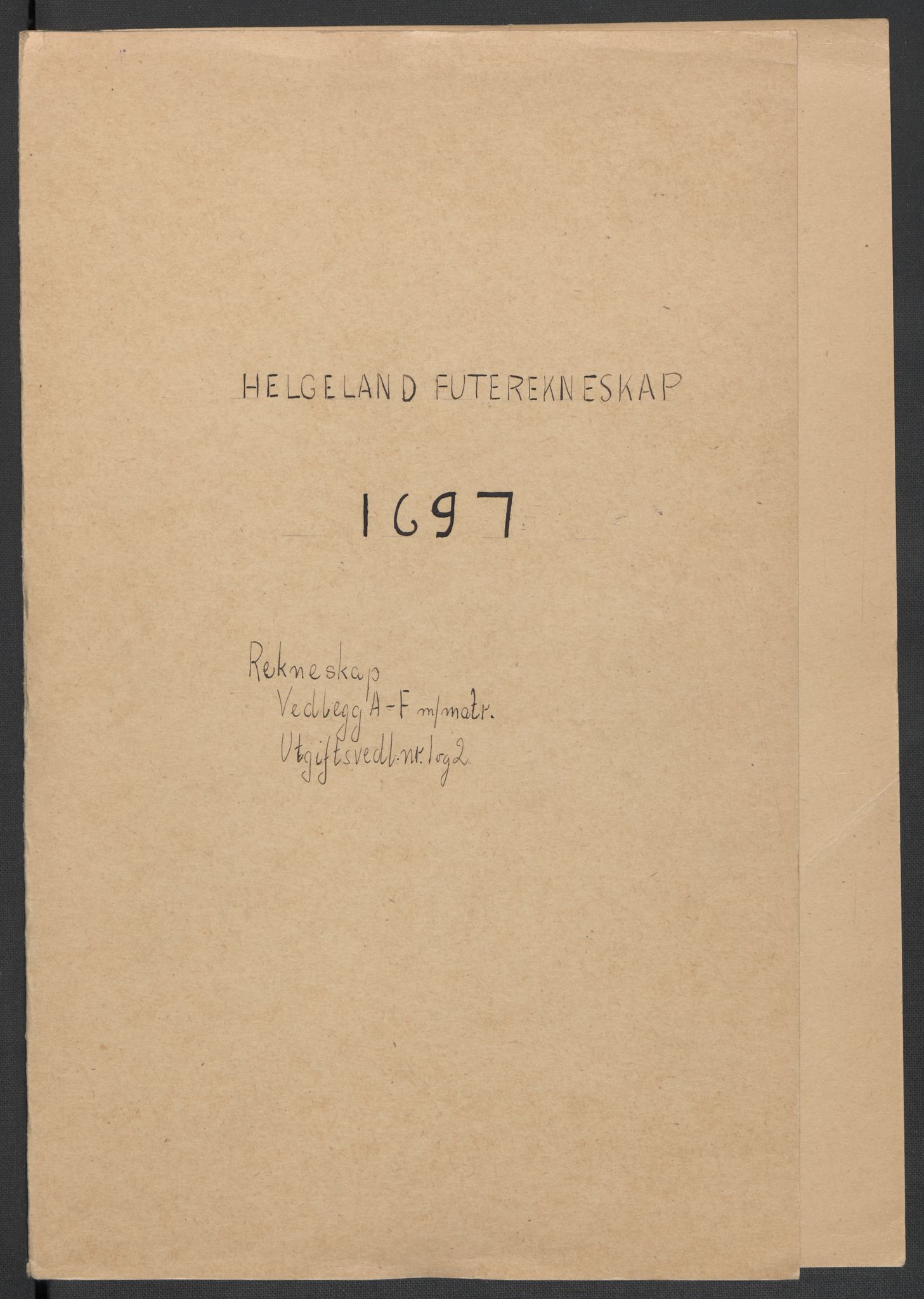 Rentekammeret inntil 1814, Reviderte regnskaper, Fogderegnskap, RA/EA-4092/R65/L4506: Fogderegnskap Helgeland, 1697-1698, s. 2