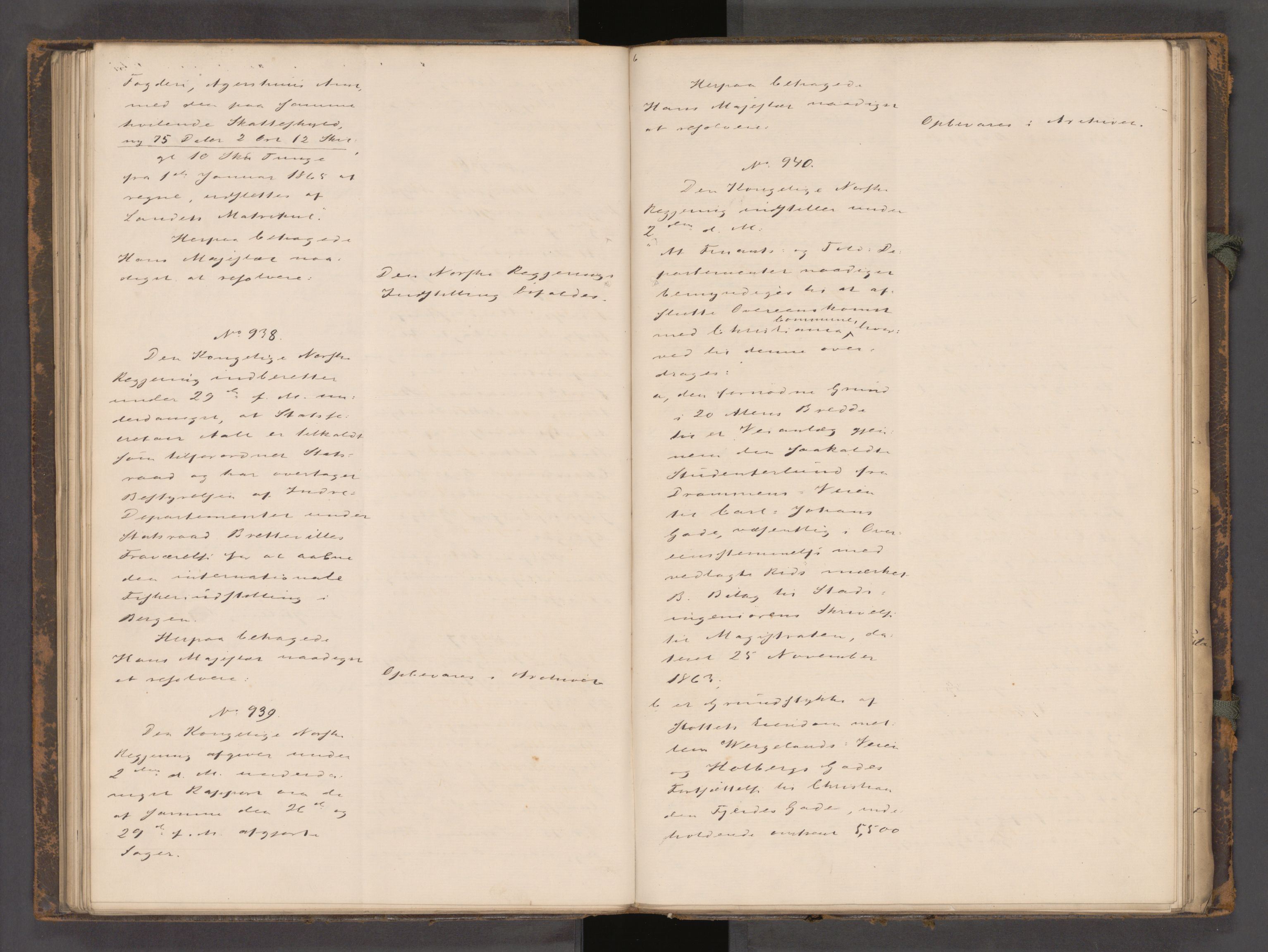 Statsrådssekretariatet, AV/RA-S-1001/A/Ab/L0104: Kgl. res. nr. 724-1001b, 2. halvår, 1865