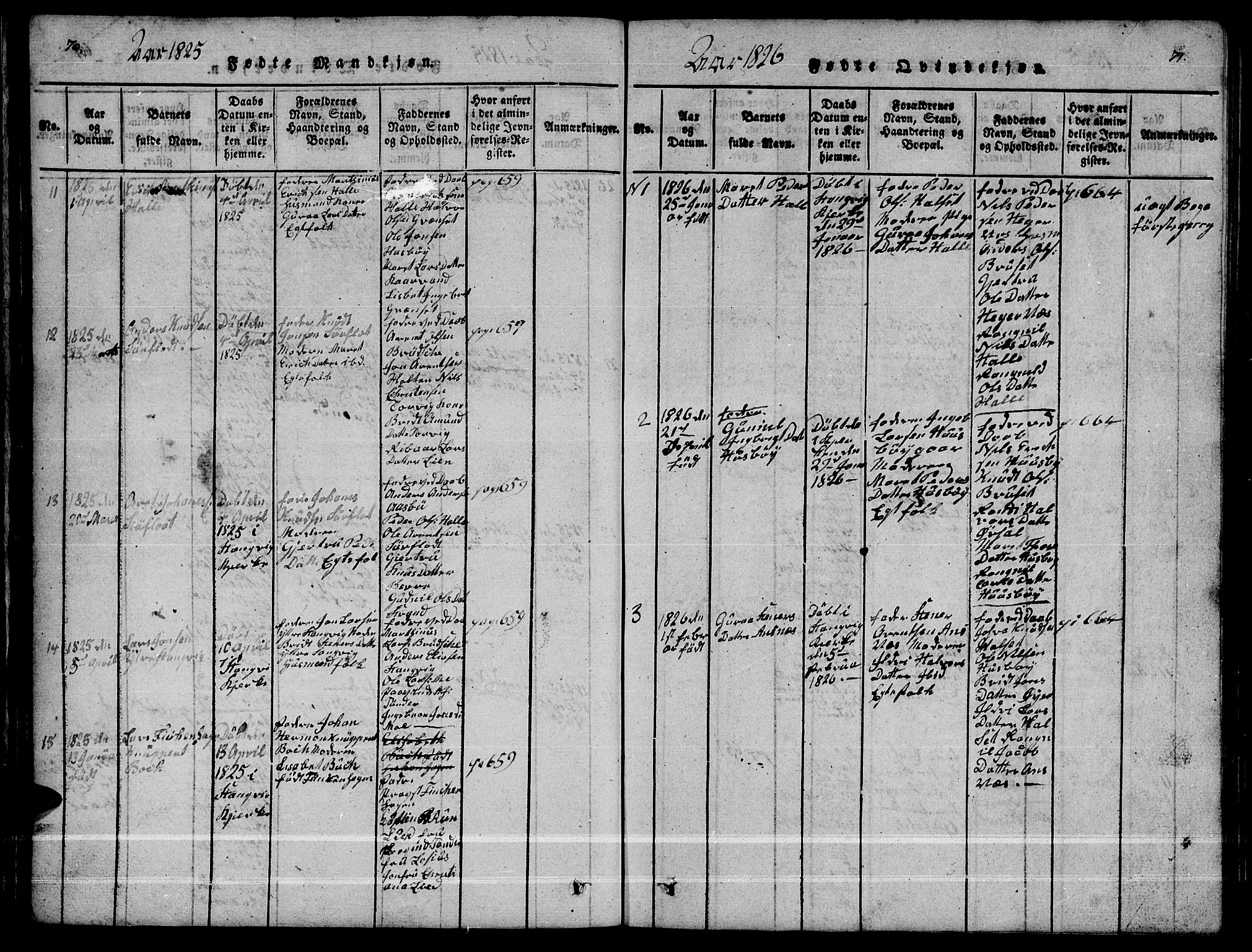 Ministerialprotokoller, klokkerbøker og fødselsregistre - Møre og Romsdal, AV/SAT-A-1454/592/L1031: Klokkerbok nr. 592C01, 1820-1833, s. 70-71