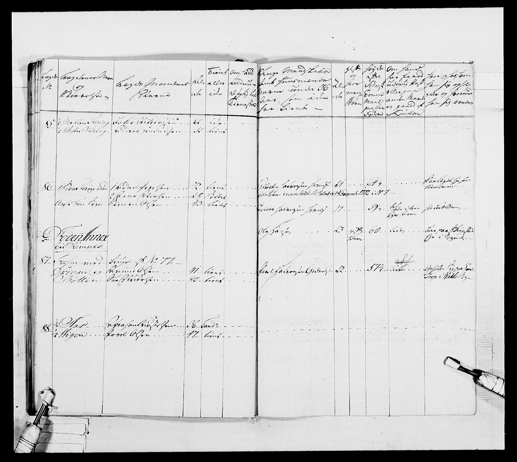 Generalitets- og kommissariatskollegiet, Det kongelige norske kommissariatskollegium, AV/RA-EA-5420/E/Eh/L0037: 1. Akershusiske nasjonale infanteriregiment, 1767-1773, s. 716