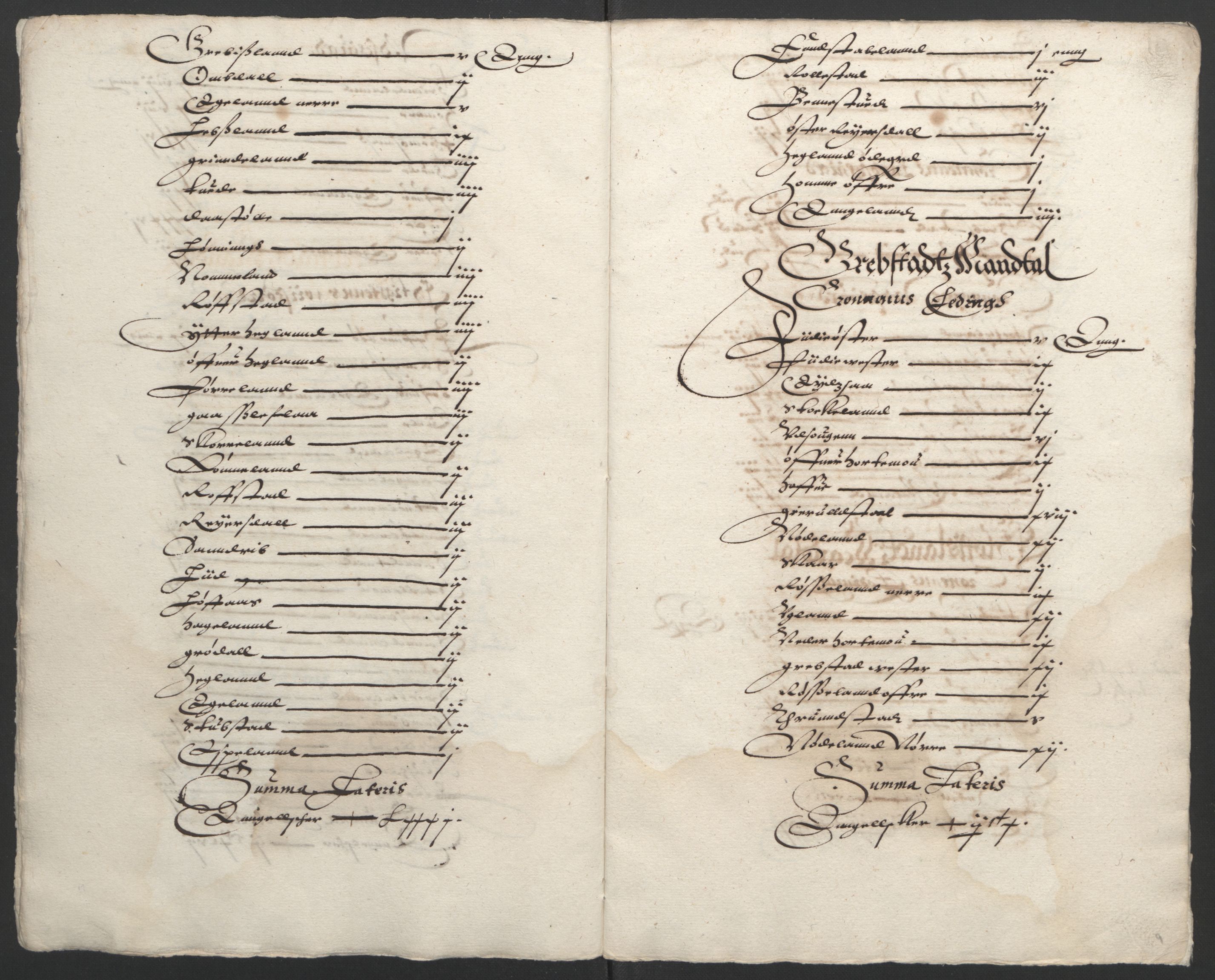 Stattholderembetet 1572-1771, RA/EA-2870/Ek/L0002/0002: Jordebøker til utlikning av garnisonsskatt 1624-1626: / Jordebøker for Agdesiden len, 1624-1625, s. 46