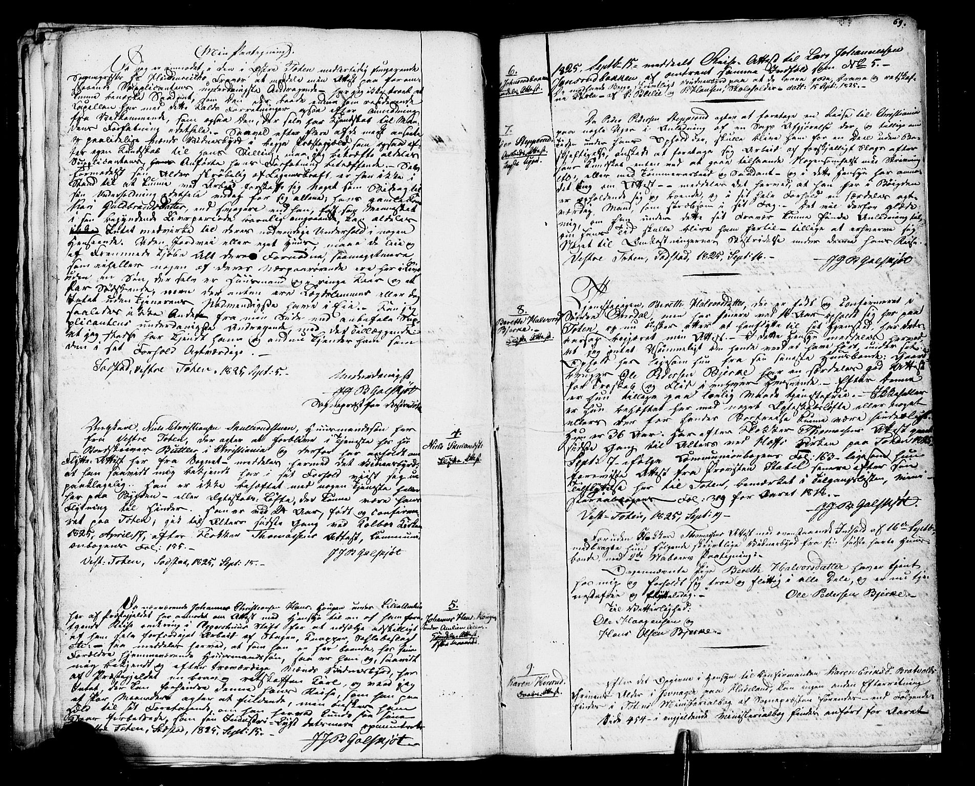 Vestre Toten prestekontor, AV/SAH-PREST-108/H/Ha/Haa/L0001: Ministerialbok nr. 1, 1825-1826, s. 69