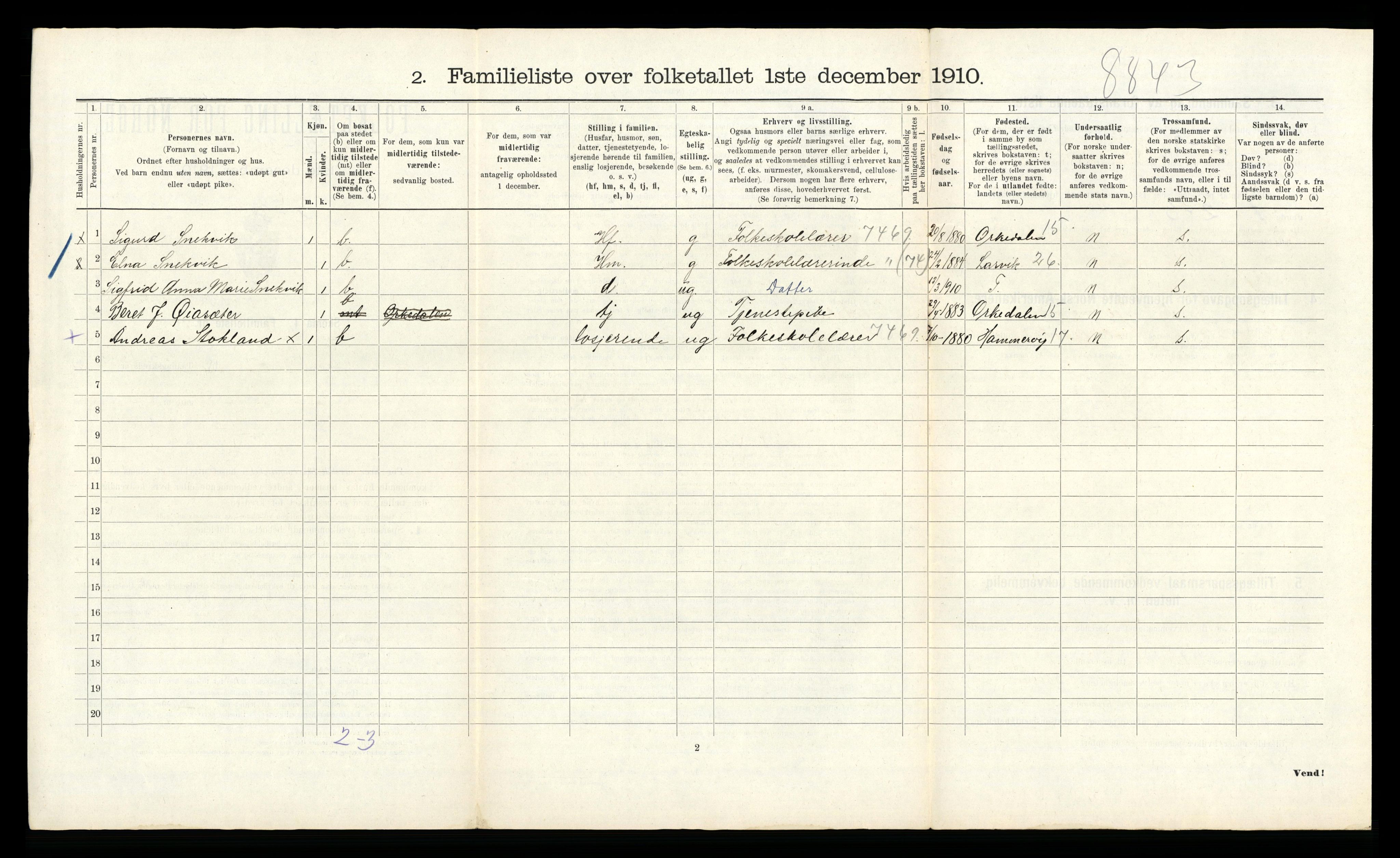 RA, Folketelling 1910 for 1601 Trondheim kjøpstad, 1910, s. 23644