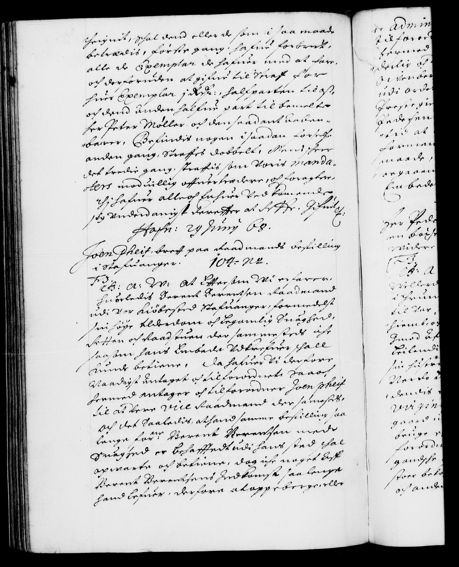 Danske Kanselli 1572-1799, RA/EA-3023/F/Fc/Fca/Fcaa/L0010: Norske registre (mikrofilm), 1660-1670, s. 782b