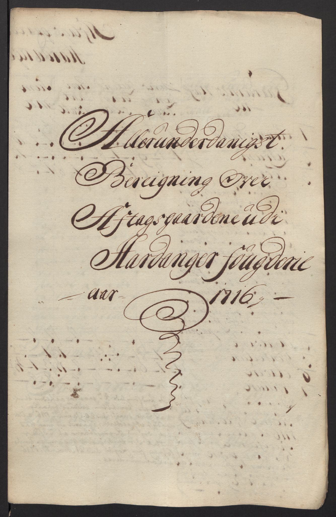 Rentekammeret inntil 1814, Reviderte regnskaper, Fogderegnskap, AV/RA-EA-4092/R48/L2992: Fogderegnskap Sunnhordland og Hardanger, 1716, s. 357