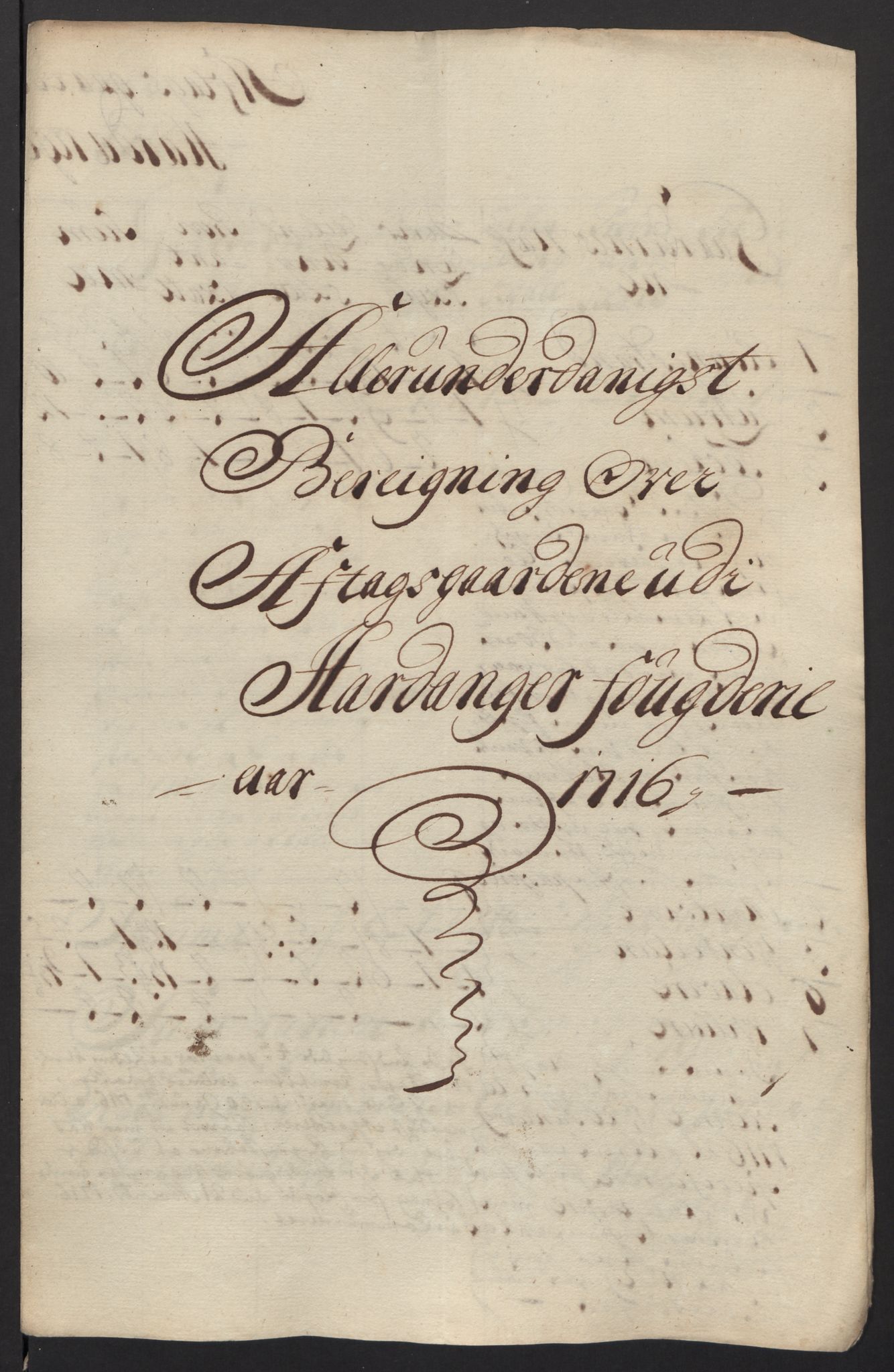 Rentekammeret inntil 1814, Reviderte regnskaper, Fogderegnskap, RA/EA-4092/R48/L2992: Fogderegnskap Sunnhordland og Hardanger, 1716, s. 357