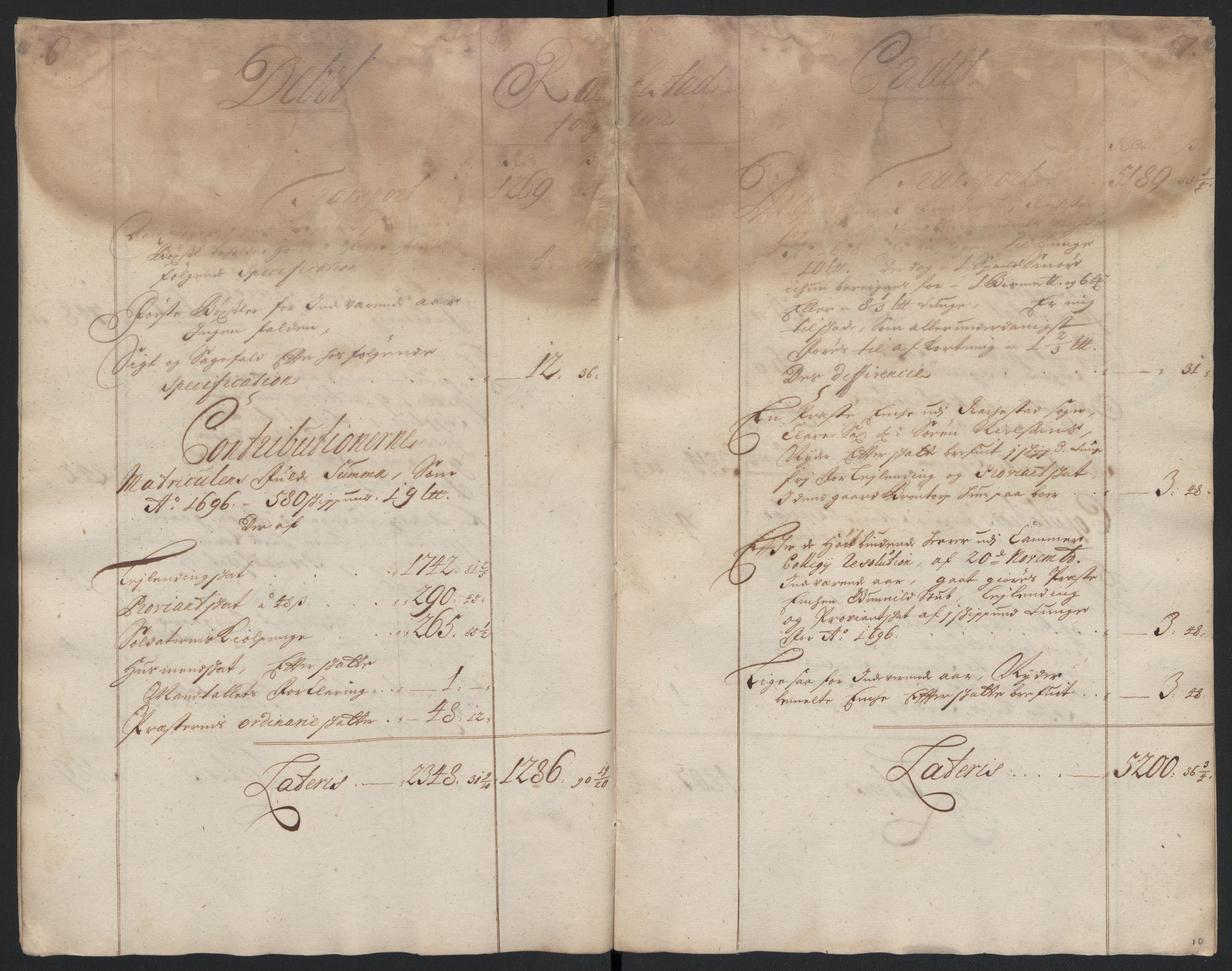 Rentekammeret inntil 1814, Reviderte regnskaper, Fogderegnskap, AV/RA-EA-4092/R07/L0287: Fogderegnskap Rakkestad, Heggen og Frøland, 1697, s. 12