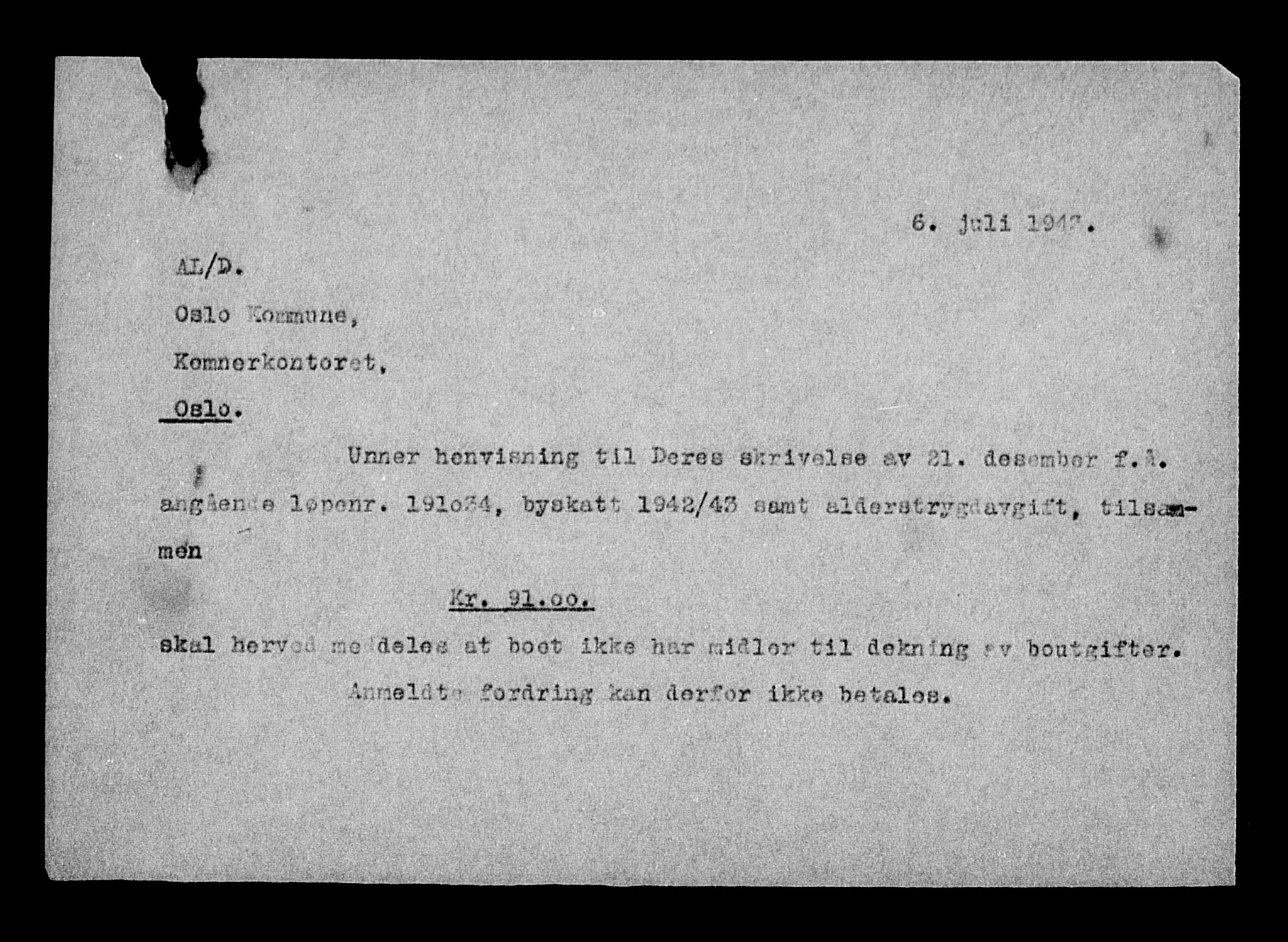 Justisdepartementet, Tilbakeføringskontoret for inndratte formuer, AV/RA-S-1564/H/Hc/Hcc/L0927: --, 1945-1947, s. 508