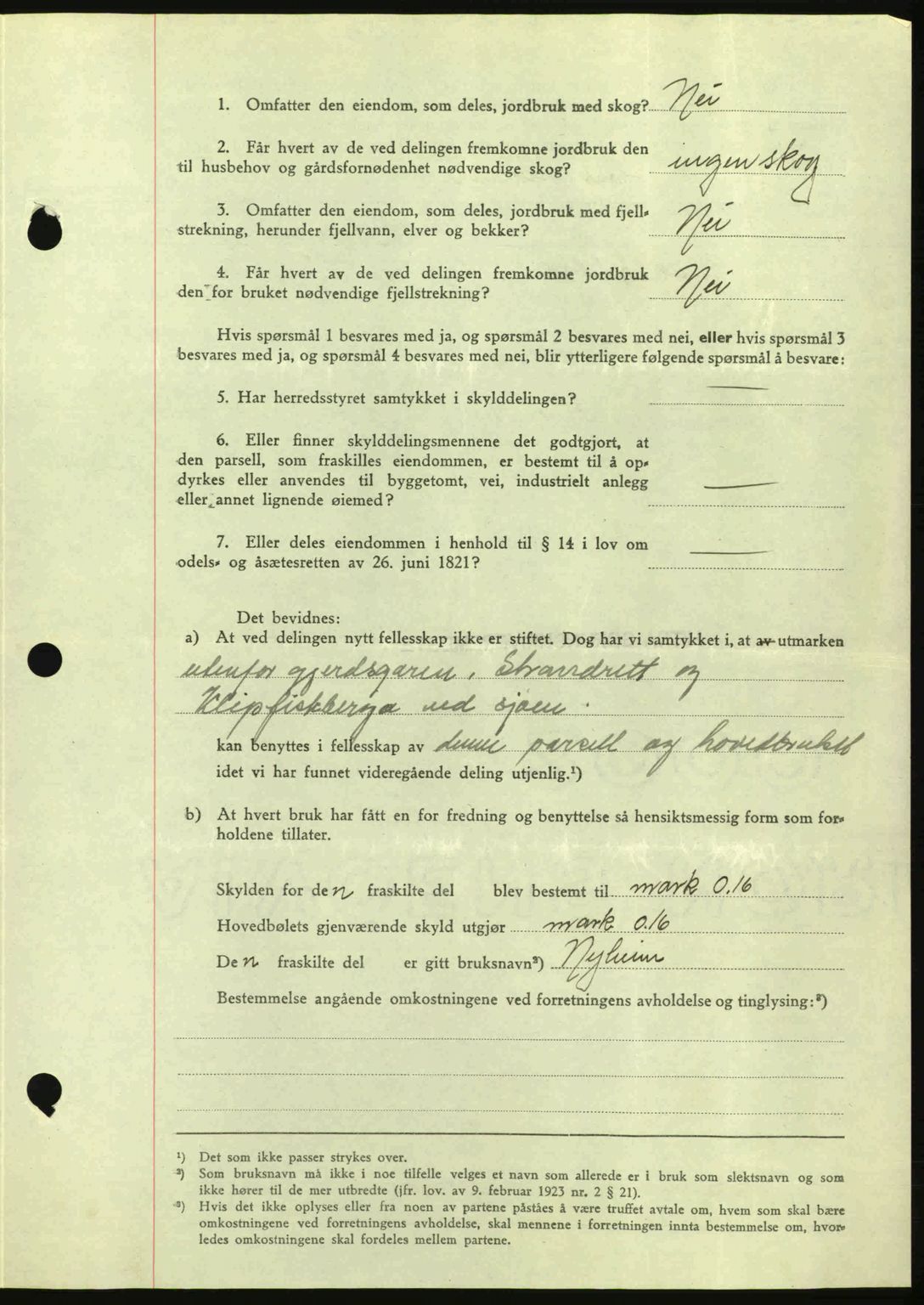 Hitra sorenskriveri, AV/SAT-A-0018/2/2C/2Ca: Pantebok nr. A2, 1943-1945, Dagboknr: 819/1944