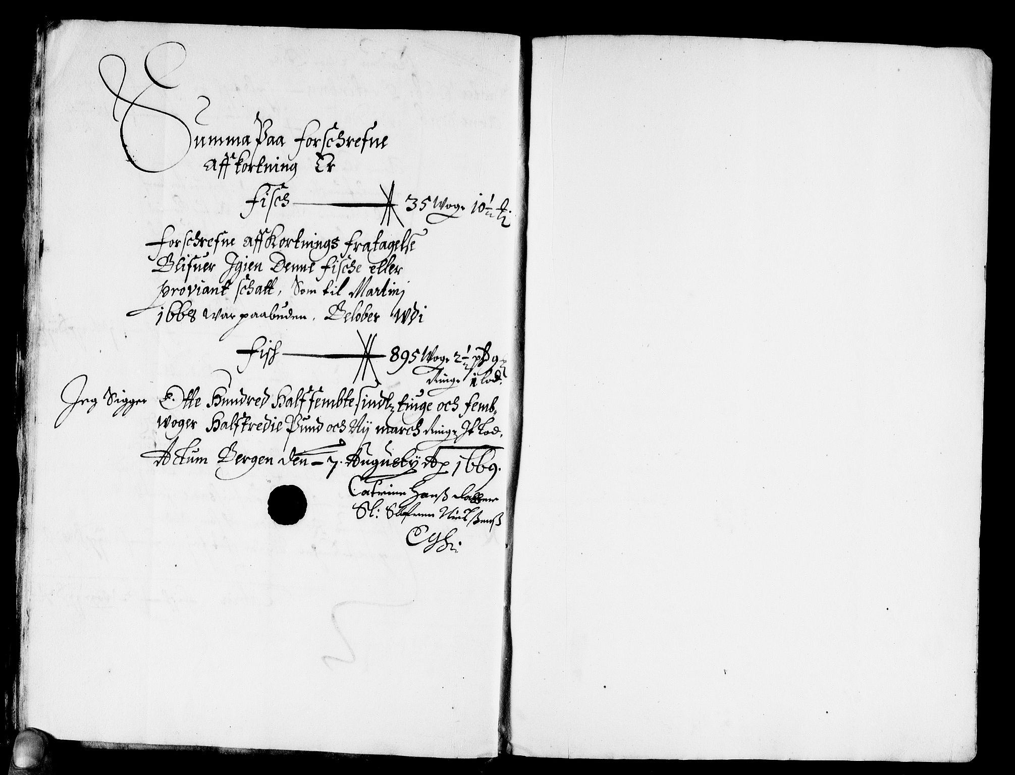 Rentekammeret inntil 1814, Reviderte regnskaper, Stiftamtstueregnskaper, Bergen stiftamt, AV/RA-EA-6043/R/Rc/L0029: Bergen stiftamt, 1668-1669