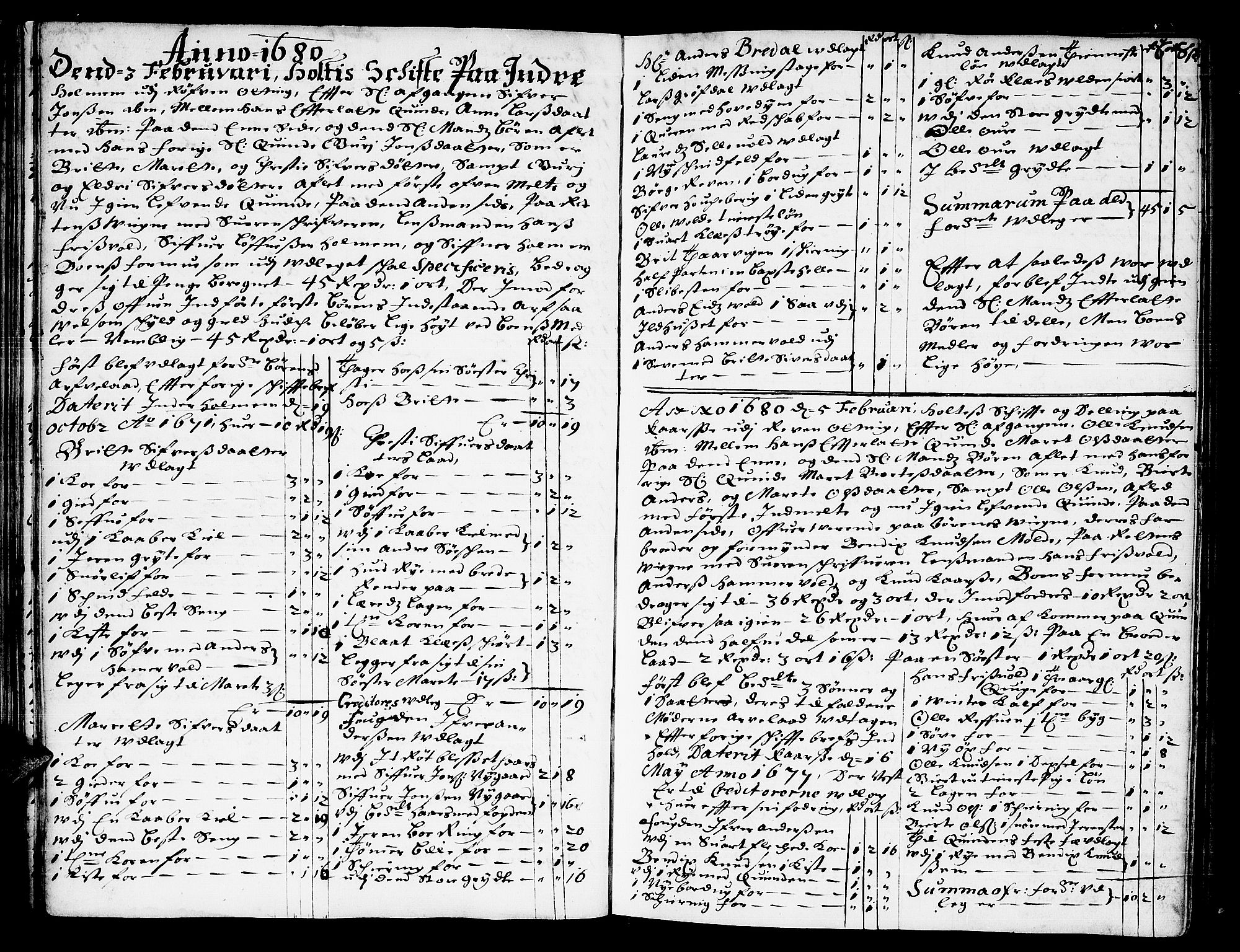 Romsdal sorenskriveri, AV/SAT-A-4149/1/3/3A/L0001: Skifteprotokoll, 1677-1683, s. 67b-68a